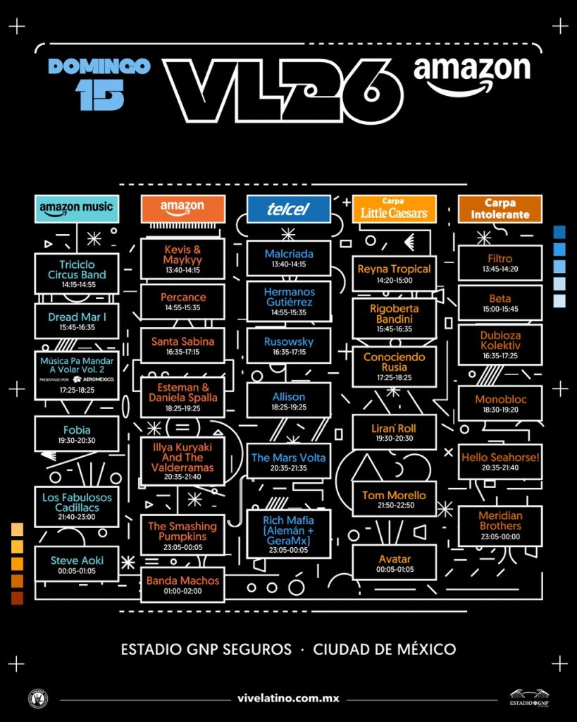 Horarios vl domingo 2026