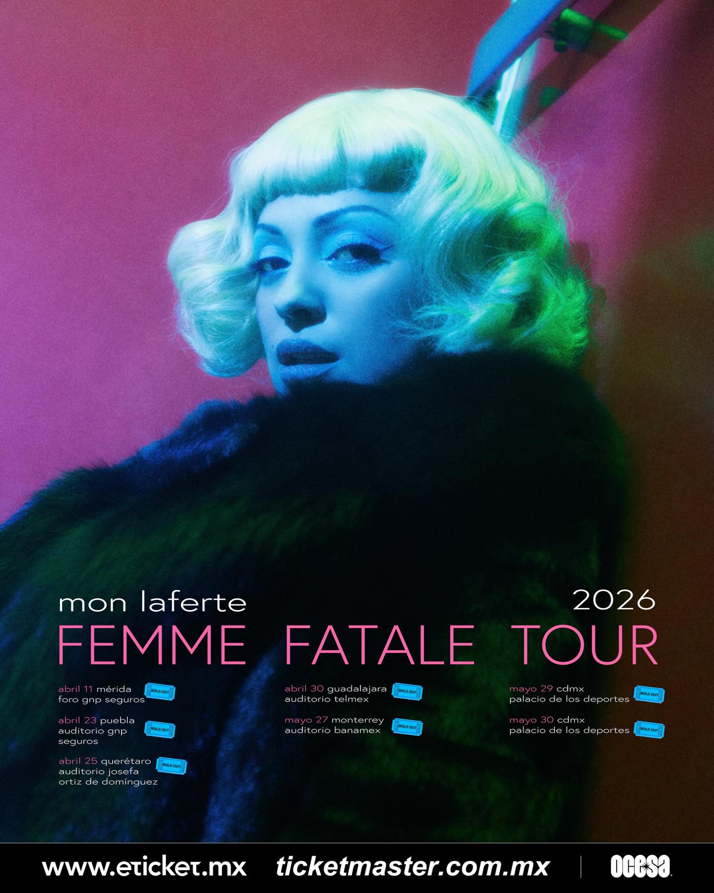 SOLD OUT: Mon Laferte iluminará el Palacio de los Deportes