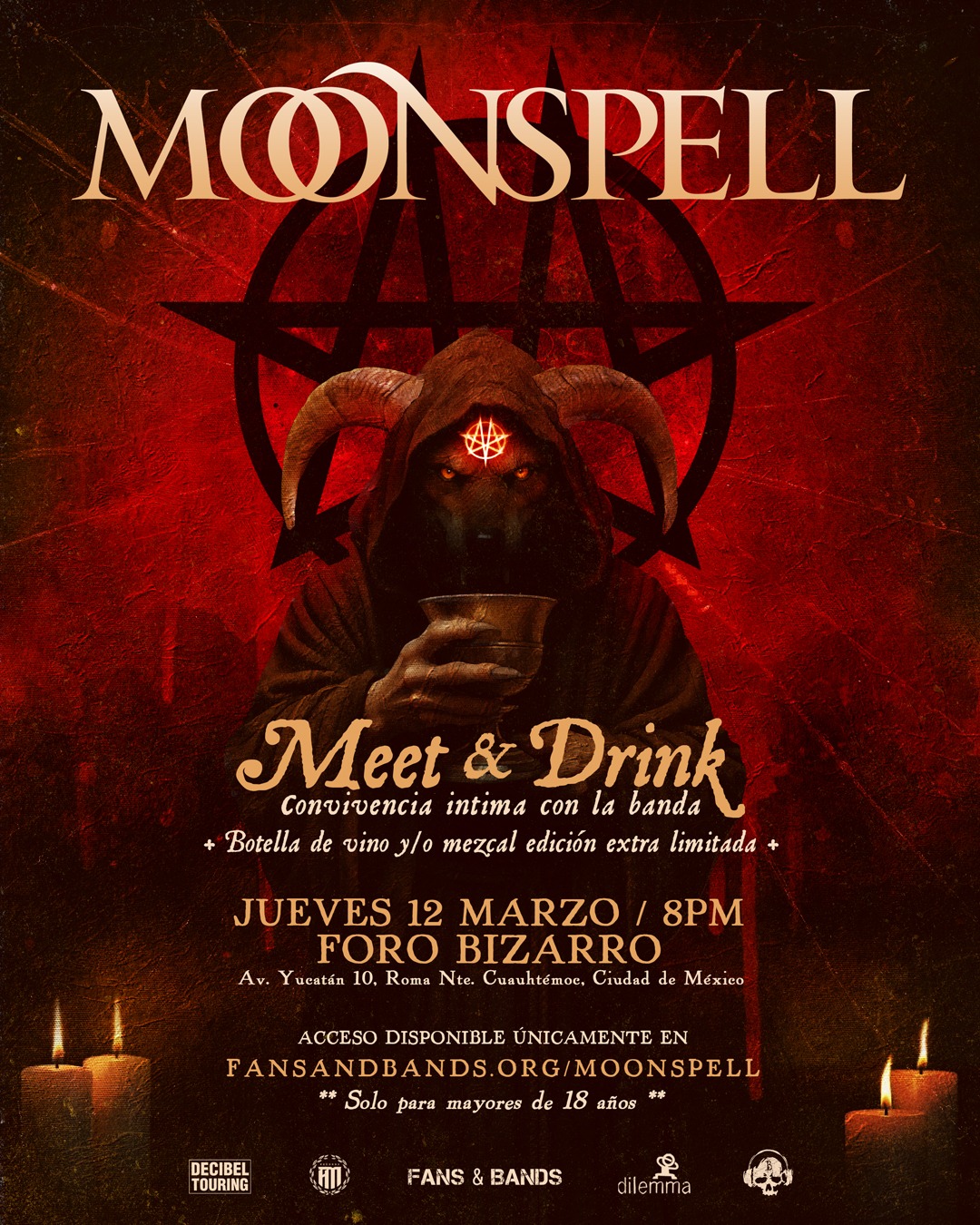 Moonspell meet and drink