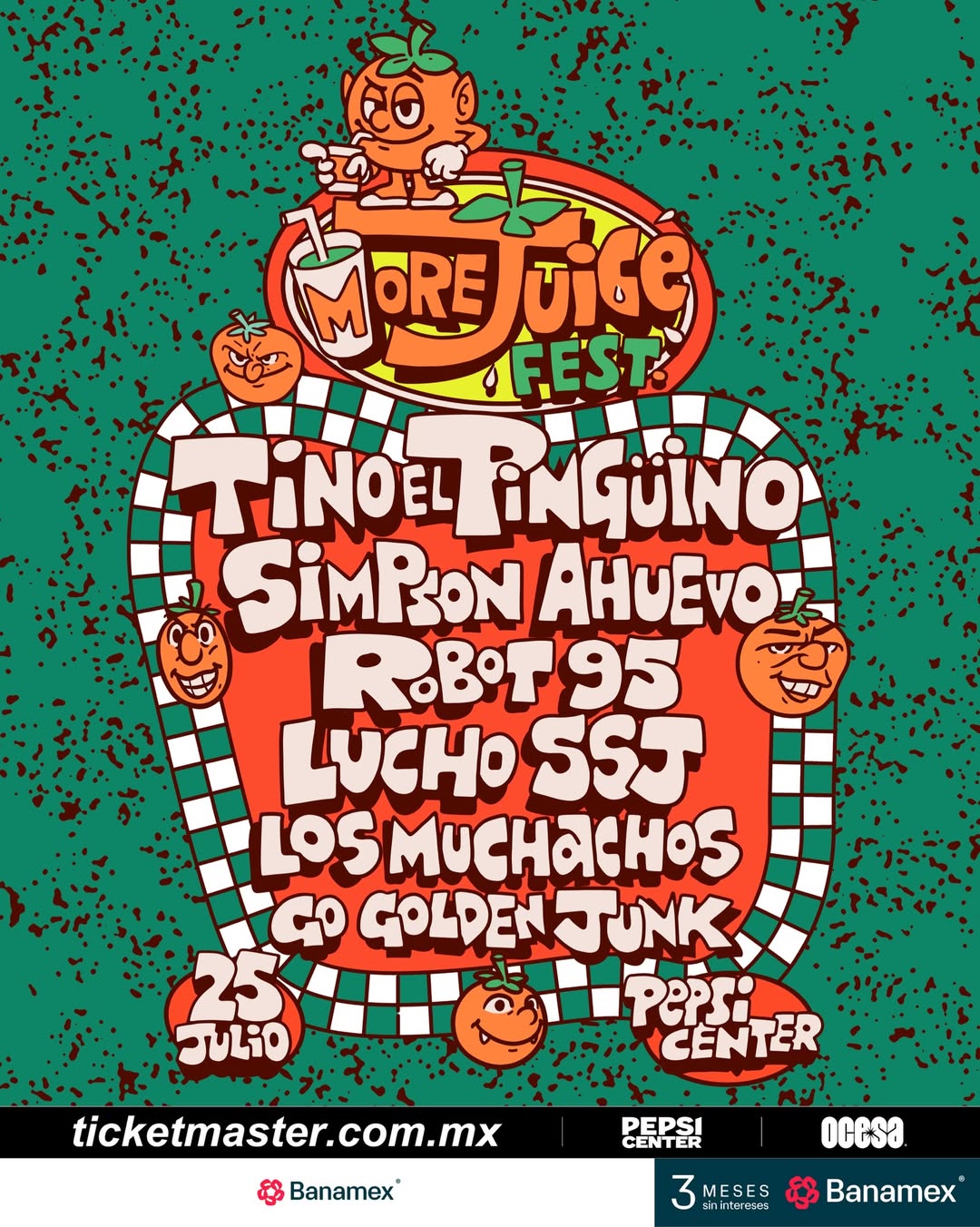 PRECIOS: More Juice Fest 2026 llegará al Pepsi Center