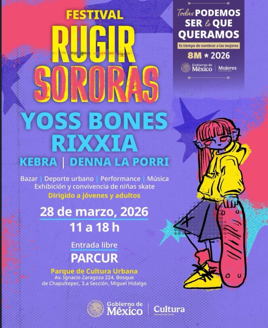 Rugir sororas lineup