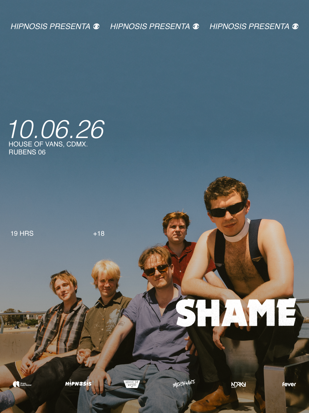 PRECIOS: Hipnosis presenta Shame en House of Vans