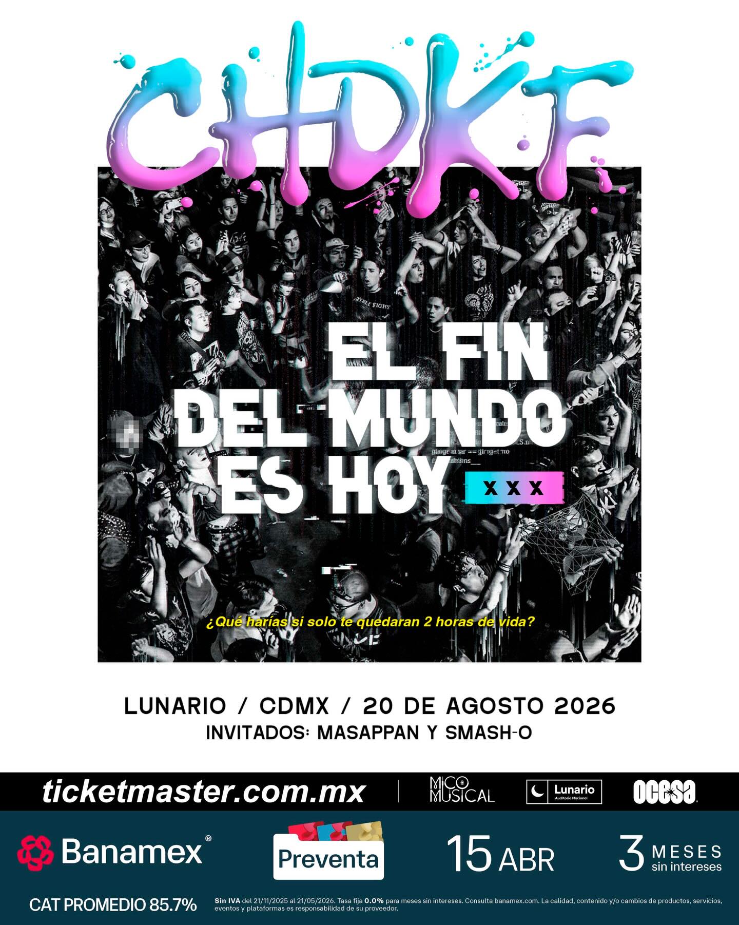 PRECIOS: CHDKF se presentará en el Lunario