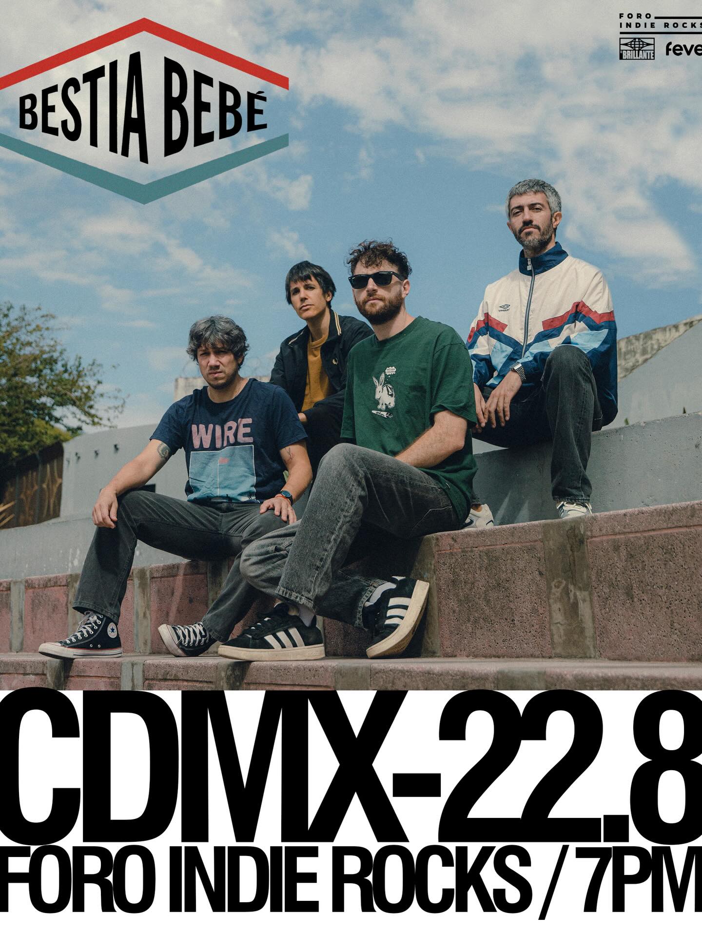 PRECIOS: Bestia Bebé se presentará en el Foro Indie Rocks!