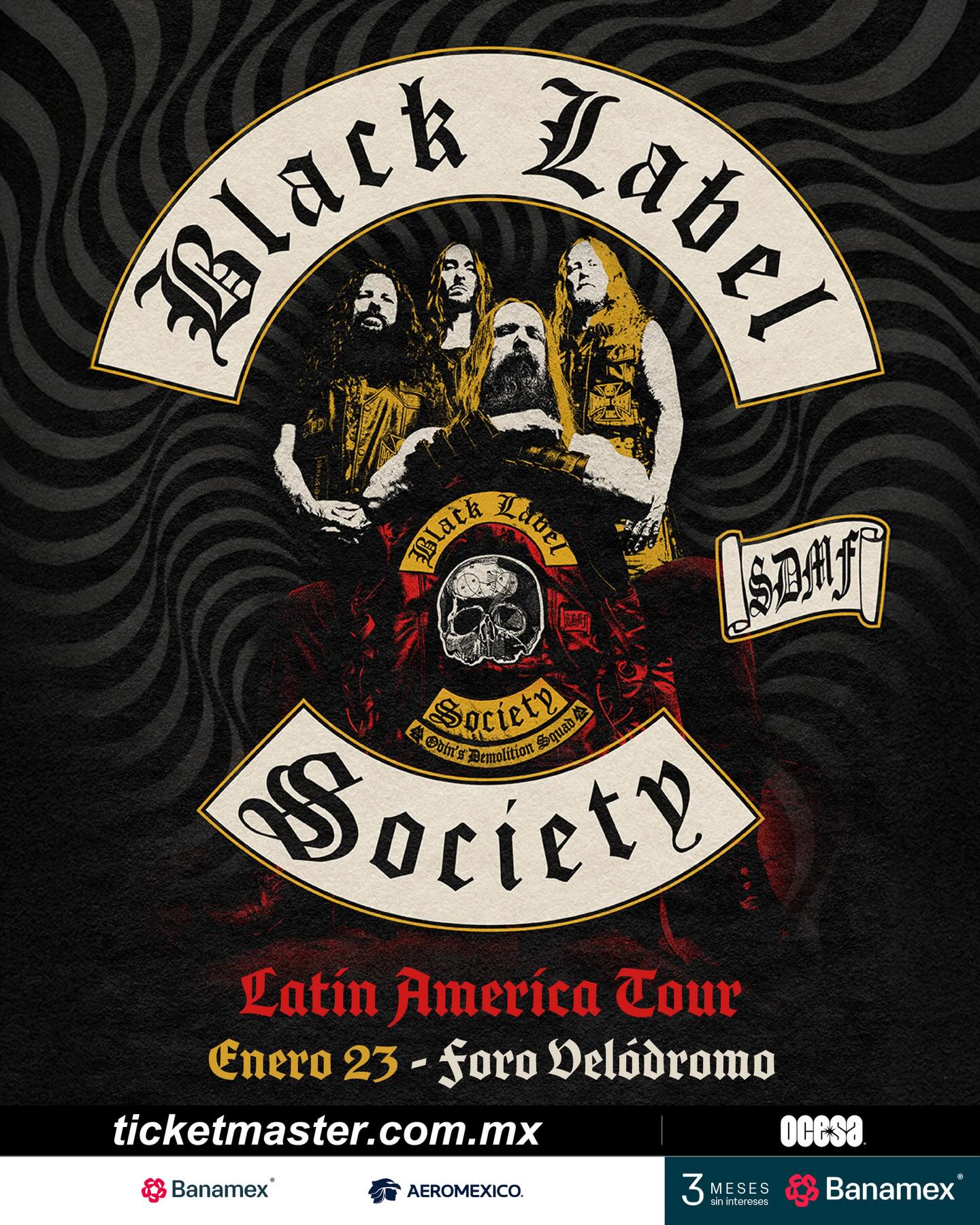 CAMBIO DE FECHA: Black Label Society hará vibrar el Foro Velódromo