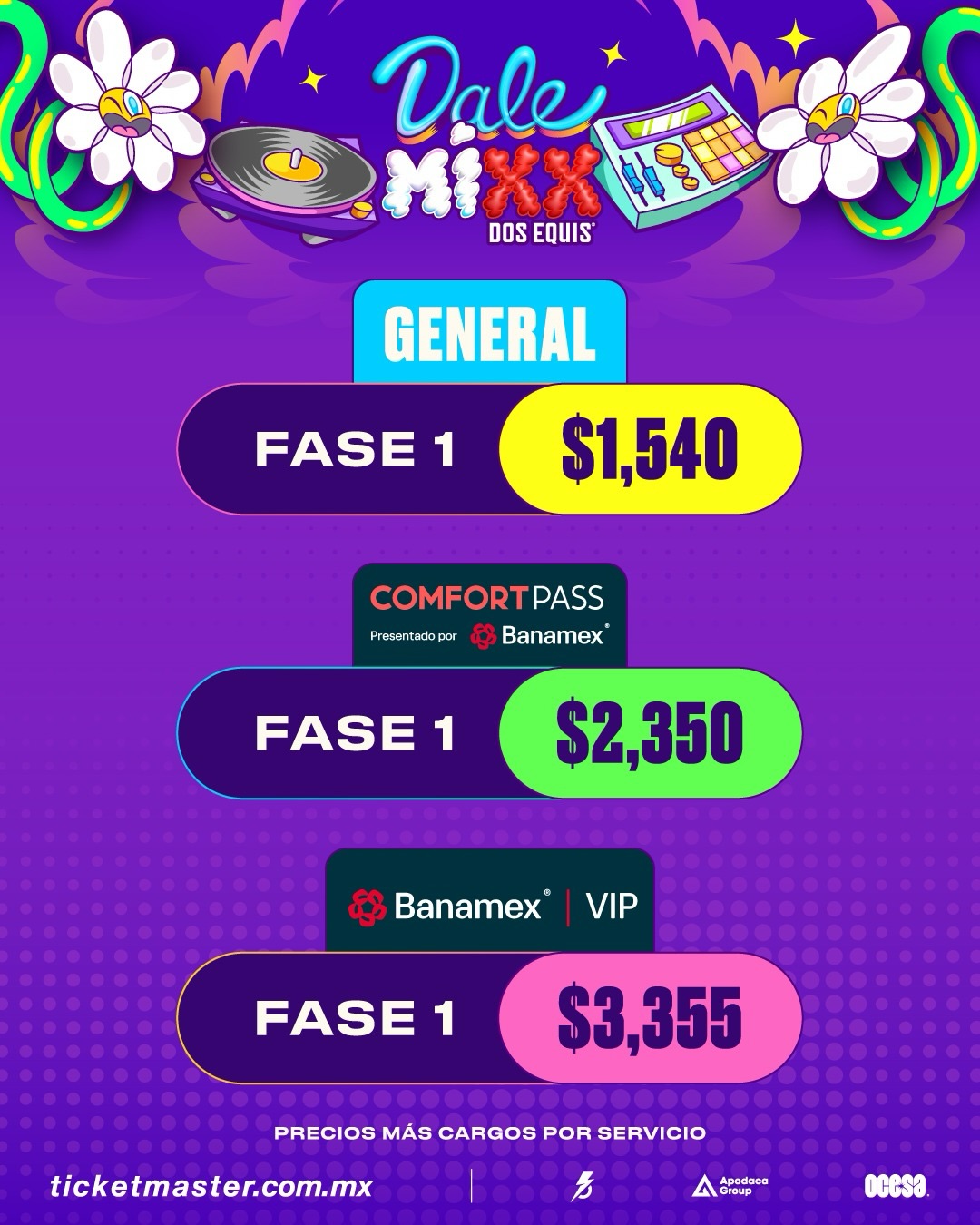 Dale mixx 2026 boletos