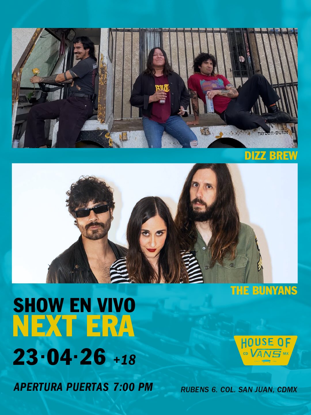 Dizz Brew + The Bunyans en House of Vans