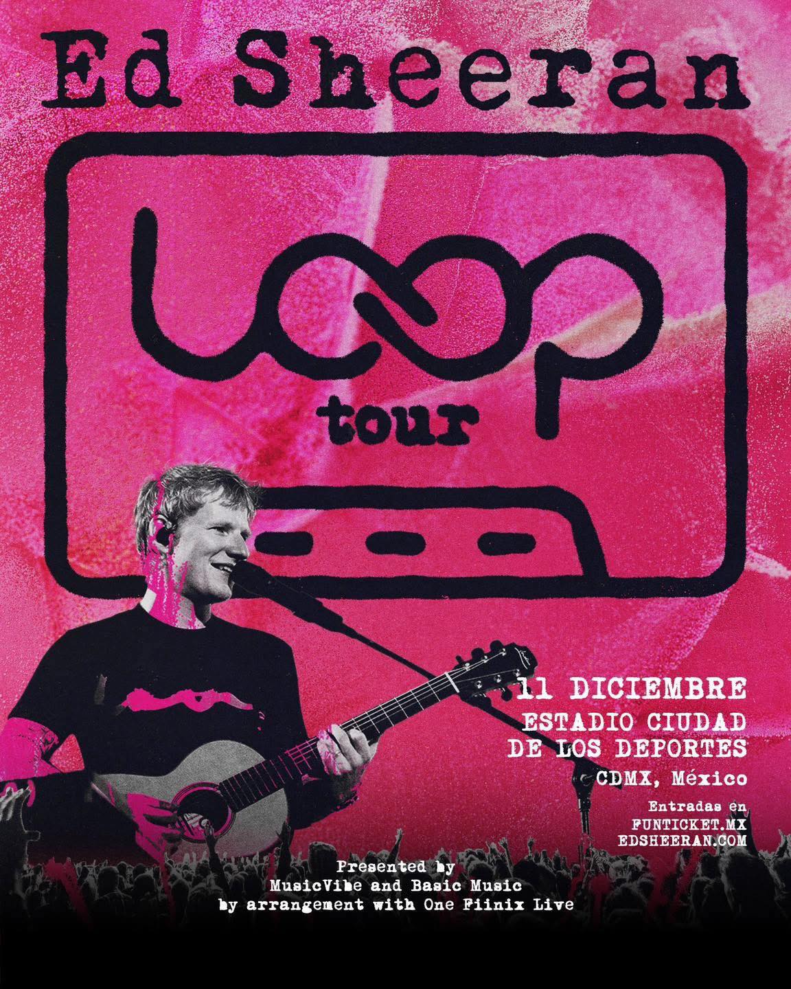 PRECIOS: Ed Sheeran llegará al Estadio Ciudad de los Deportes