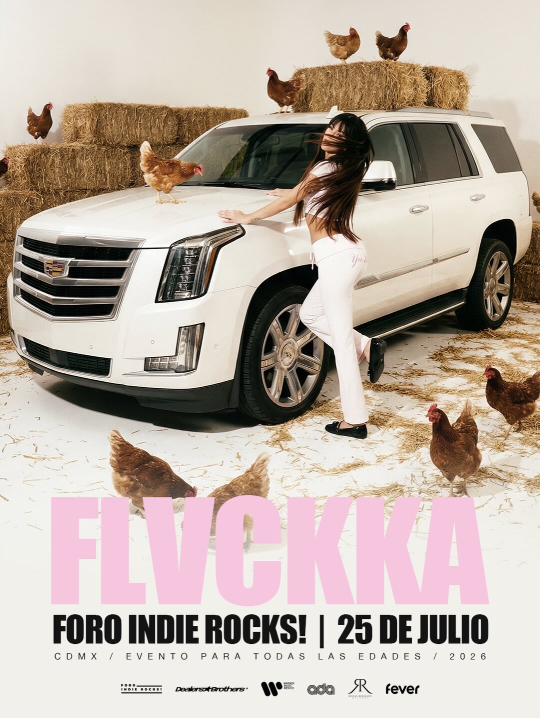 PRECIOS: FLVCKKA se presentará en el Foro Indie Rocks!