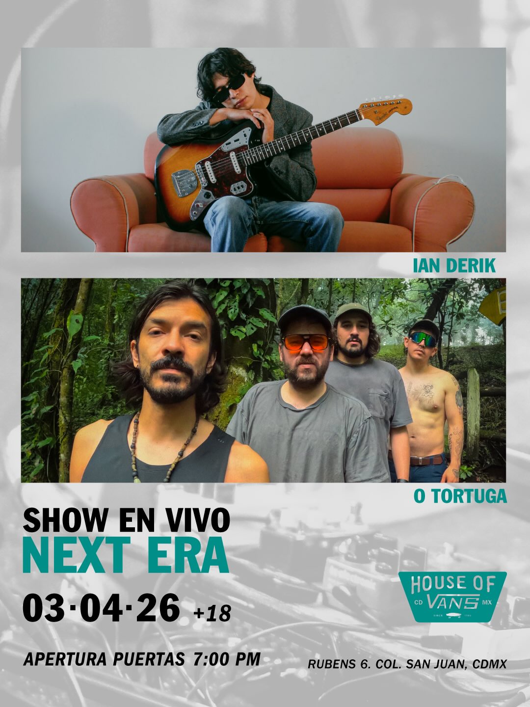 Ian derik o tortuga house of vans