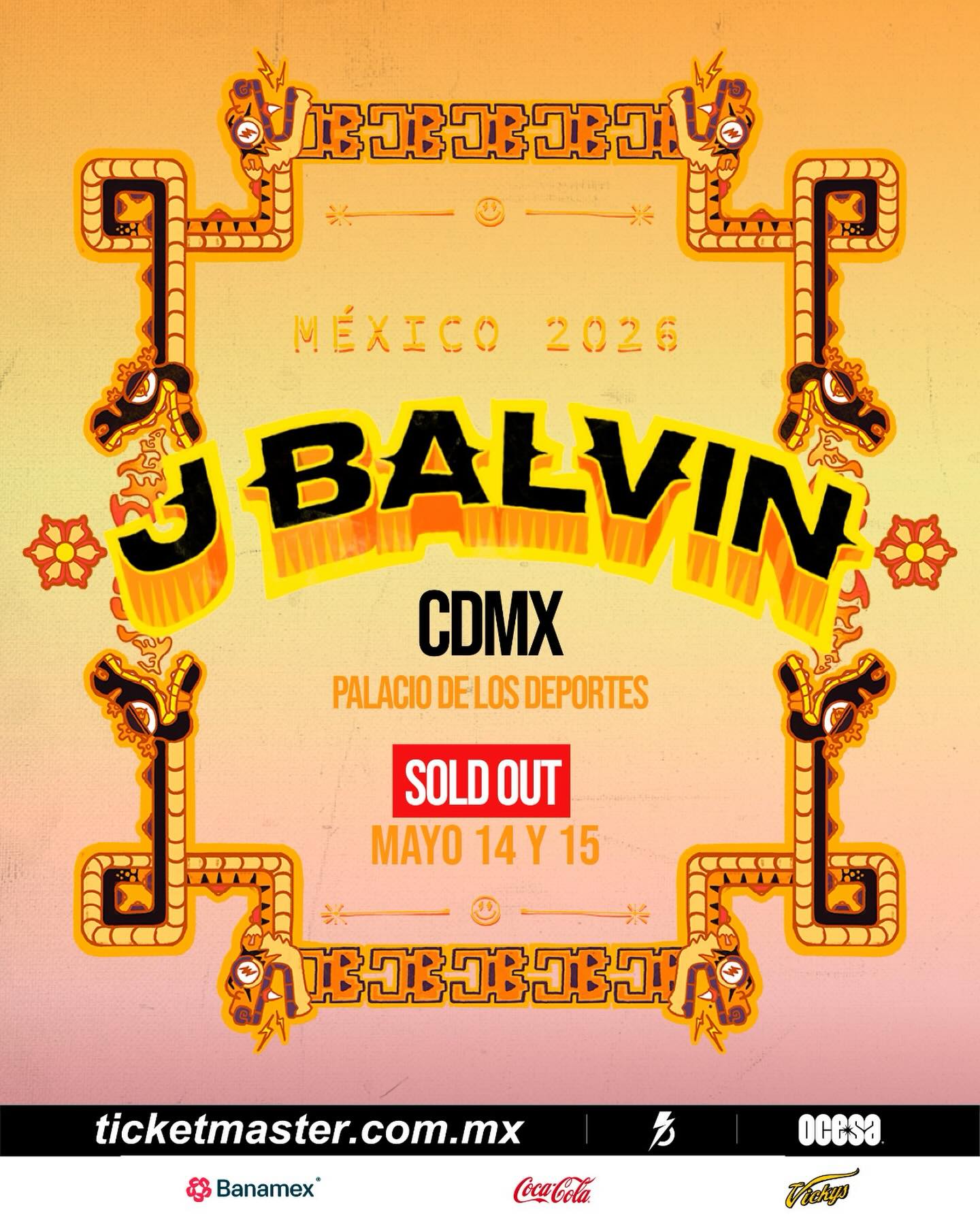 SOLD OUT: J Balvin se presentará en el Palacio de los Deportes