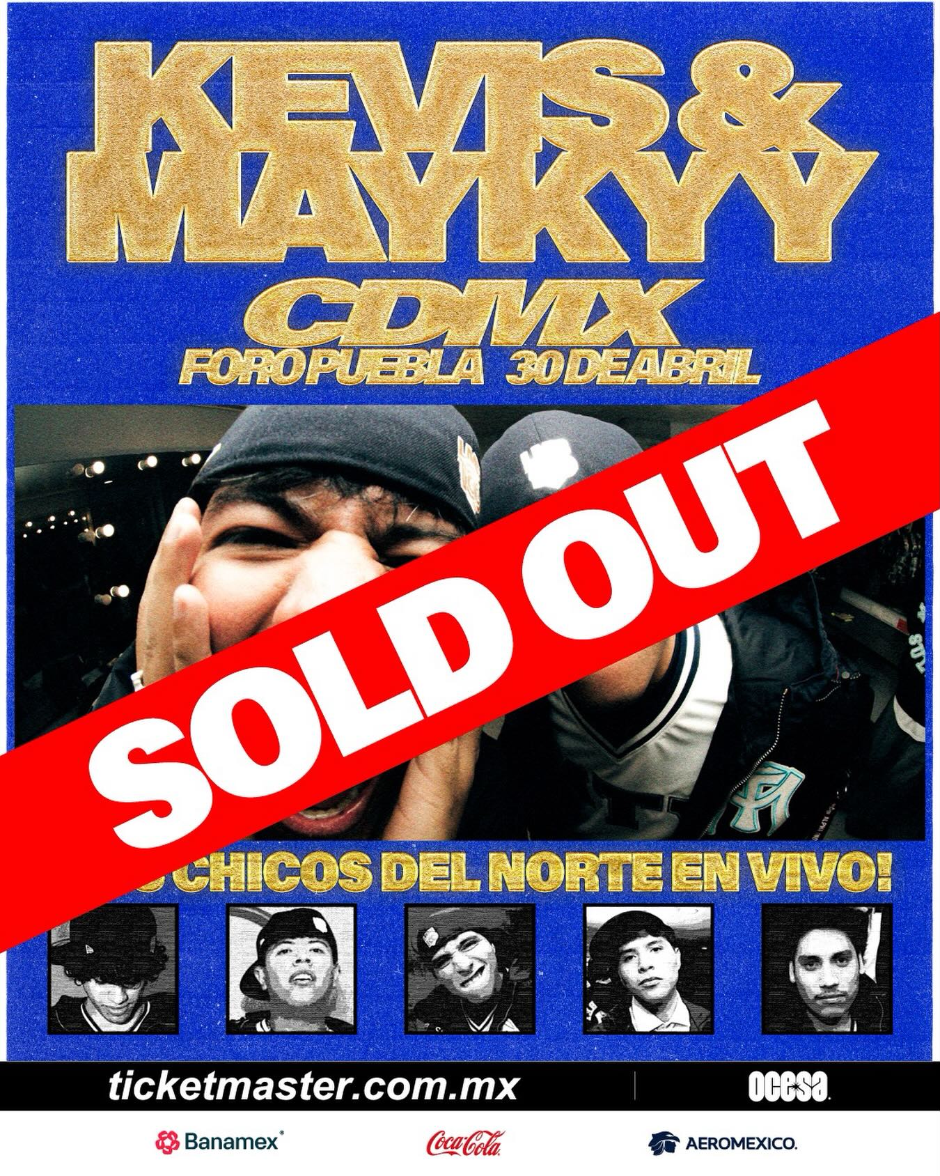 SOLD OUT: Kevis & Maykyy llegarán al Foro Puebla