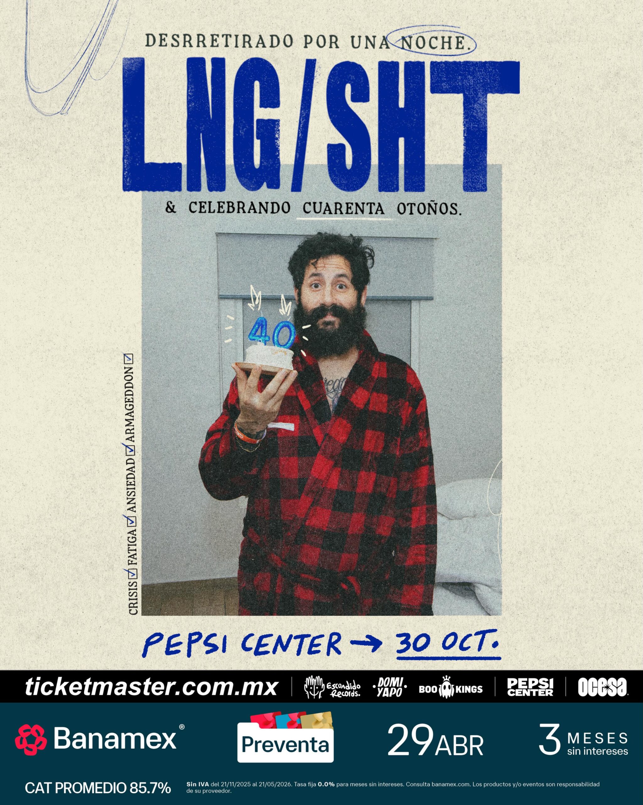 Lng/SHT llegará al Pepsi Center