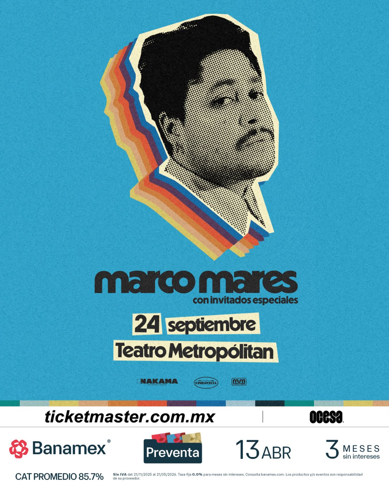 Marco Mares llegará al Teatro Metropólitan