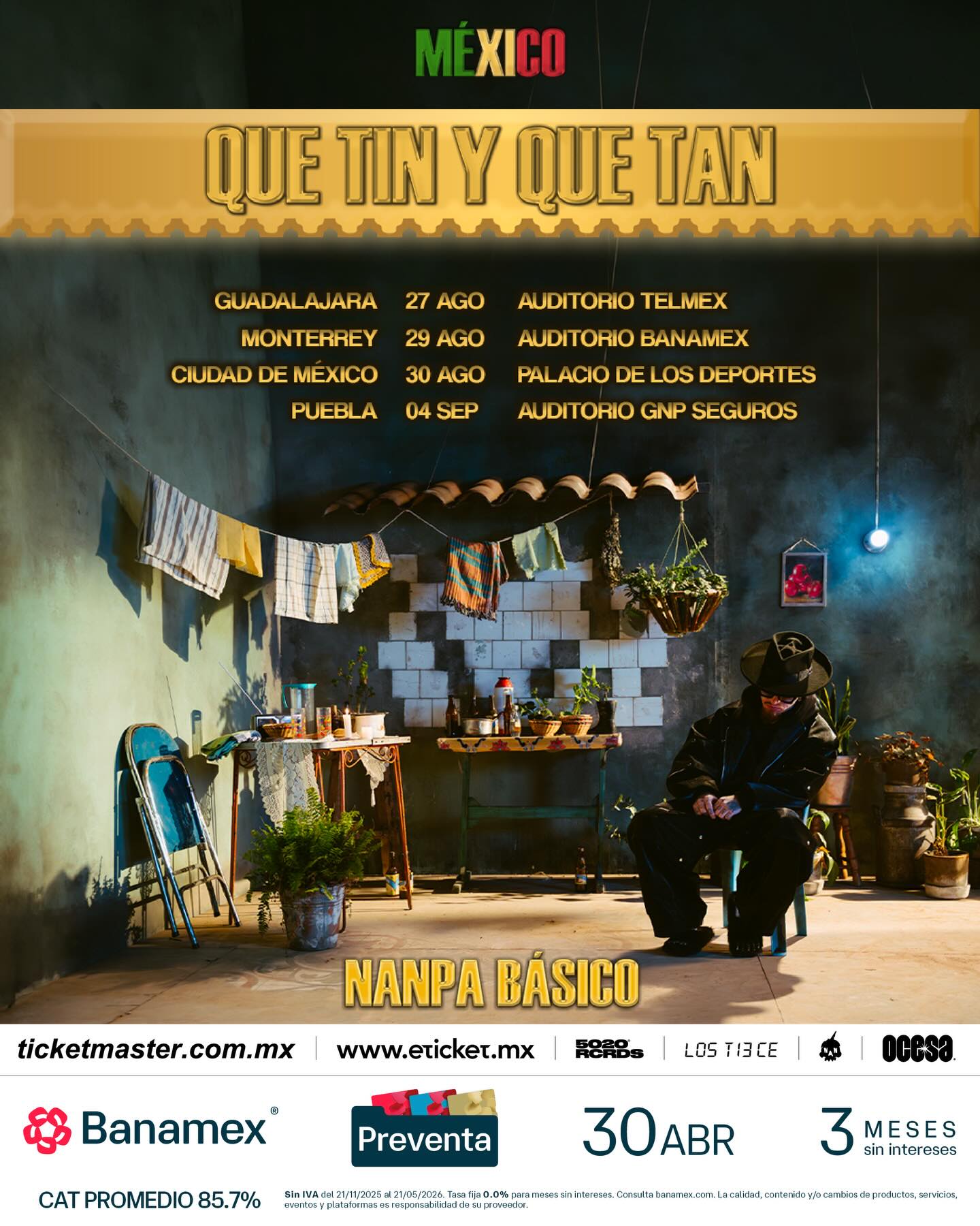 Nanpa Básico llegará al Palacio de los Deportes