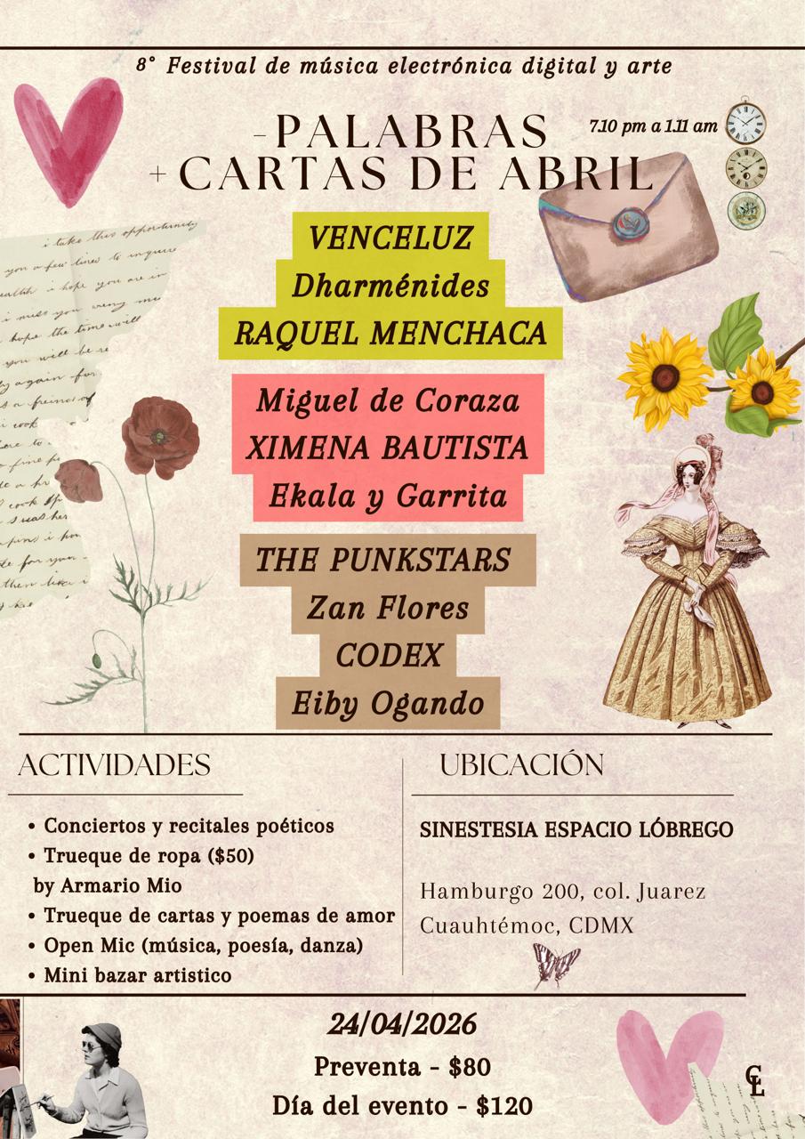 Palabras cartas de abril