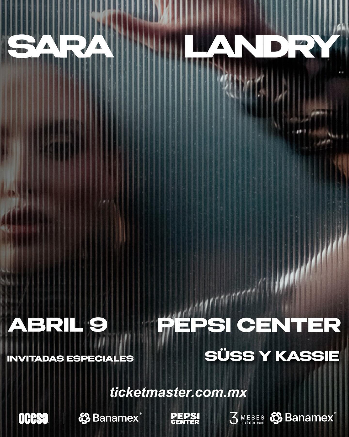 PRECIOS: Sara Landry se presentará en el Pepsi Center