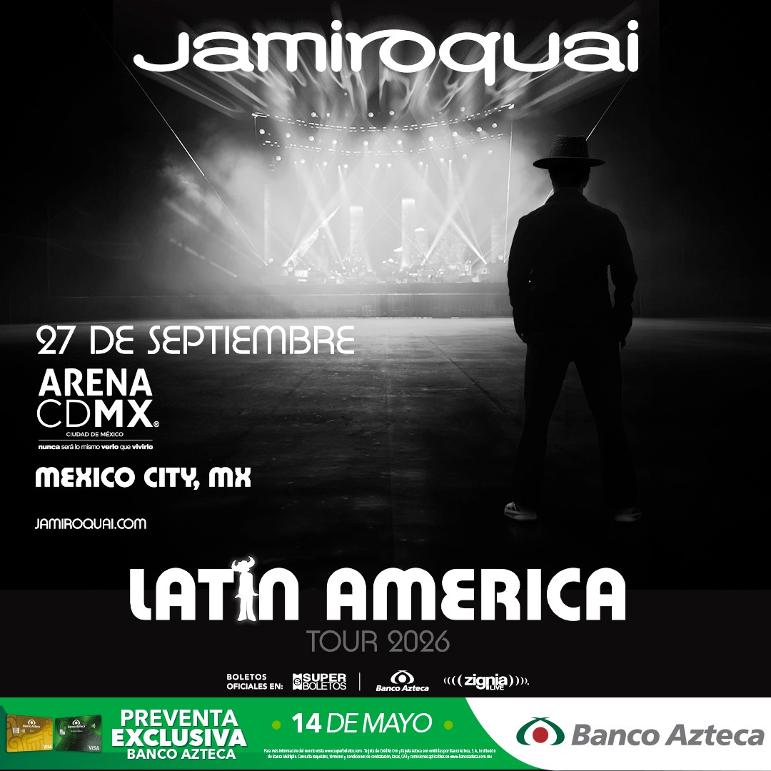 Jamiroquai llegará a la Arena CDMX