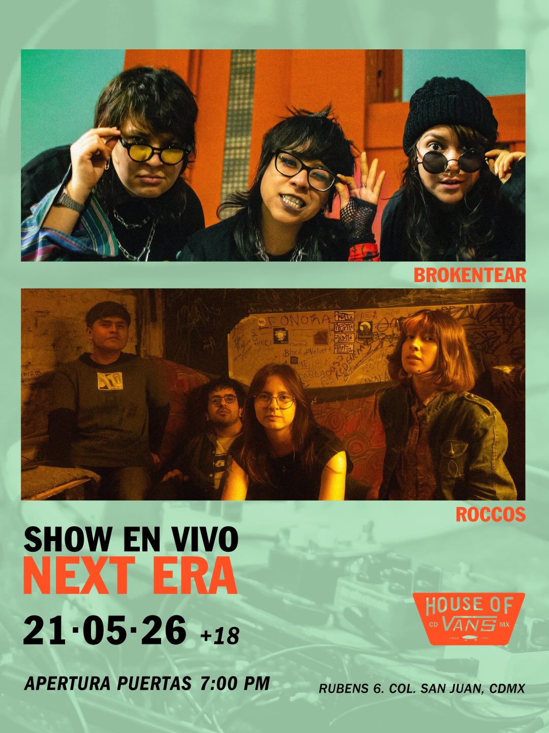 Brokentear + Roccos llegarán a House of Vans