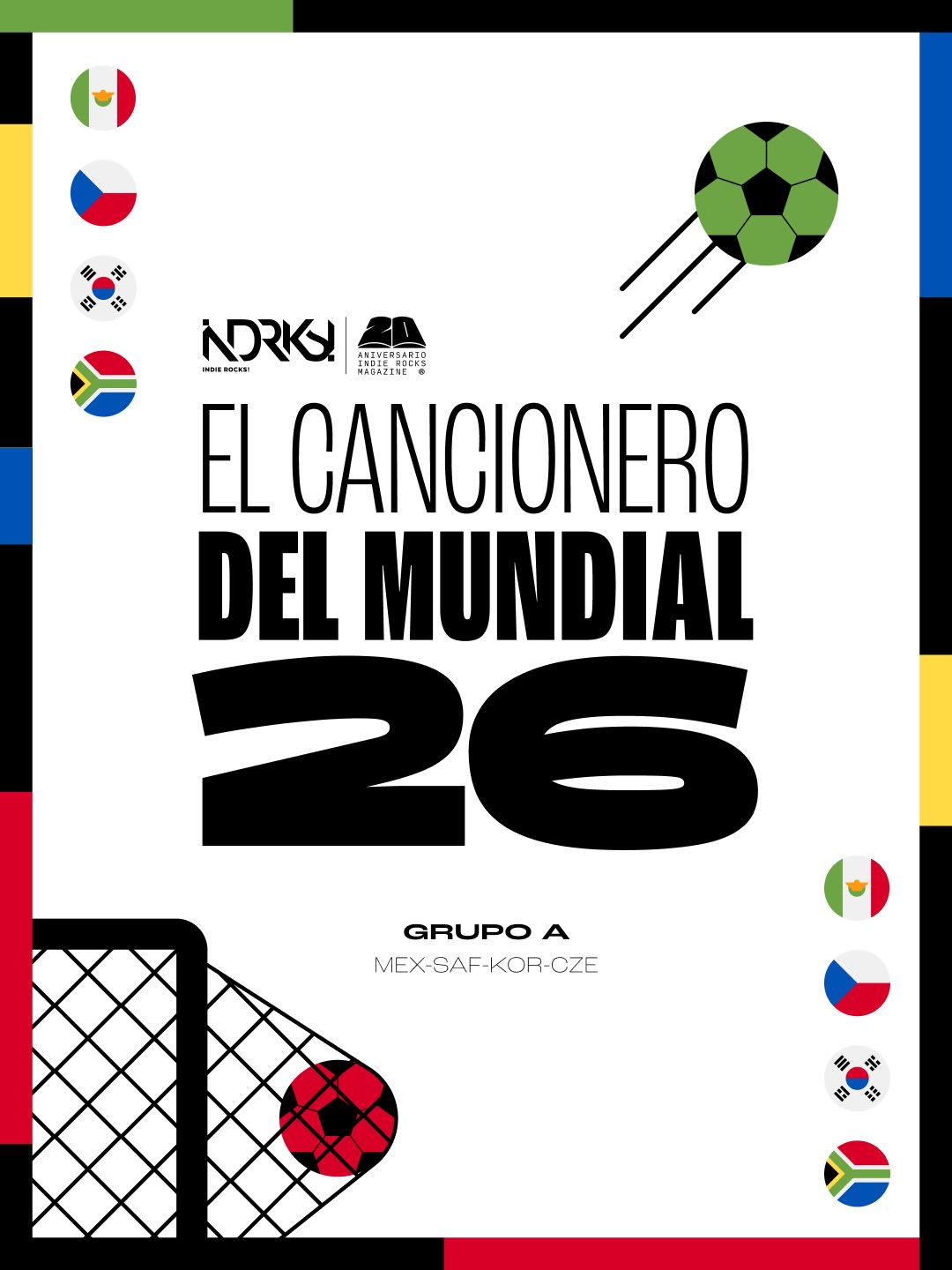 El Cancionero del Mundial 26 (Grupo A: MEX, SAF, KOR, CZE)