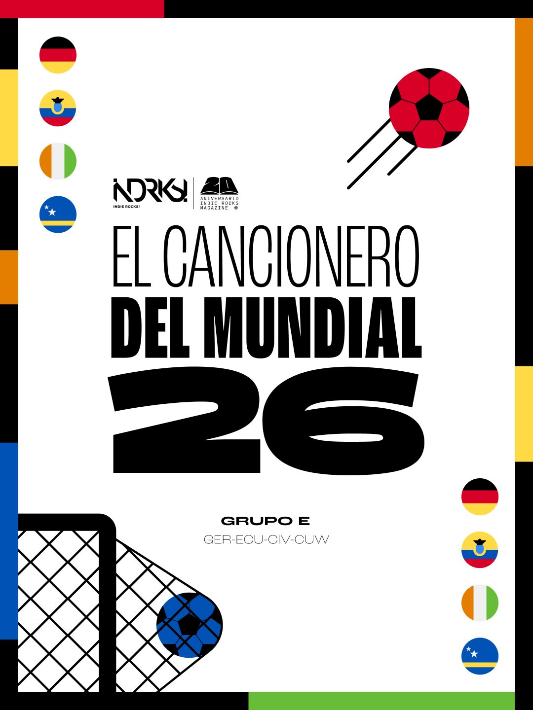 El Cancionero del Mundial 26 (Grupo E: GER, ECU, CIV, CUW)