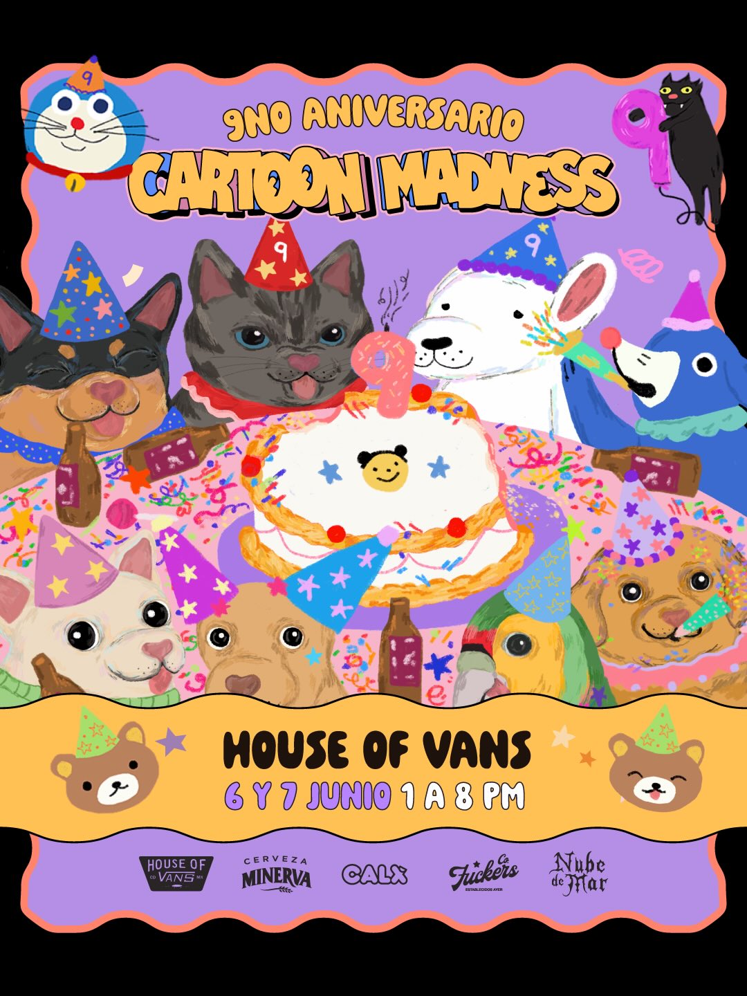 Cartoon Madness celebrará su 9no aniversario en House of Vans