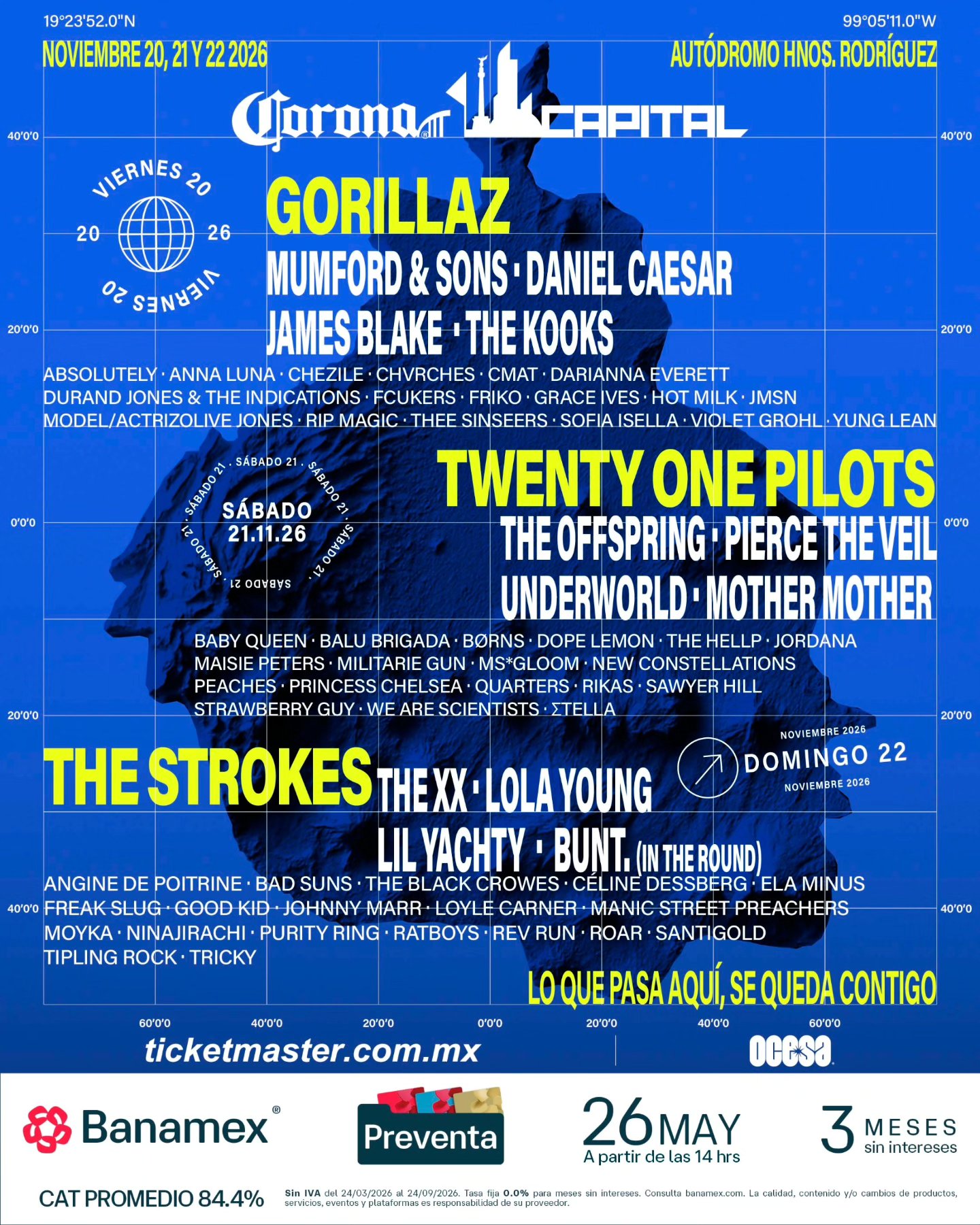 Corona Capital 2026 revela lineup