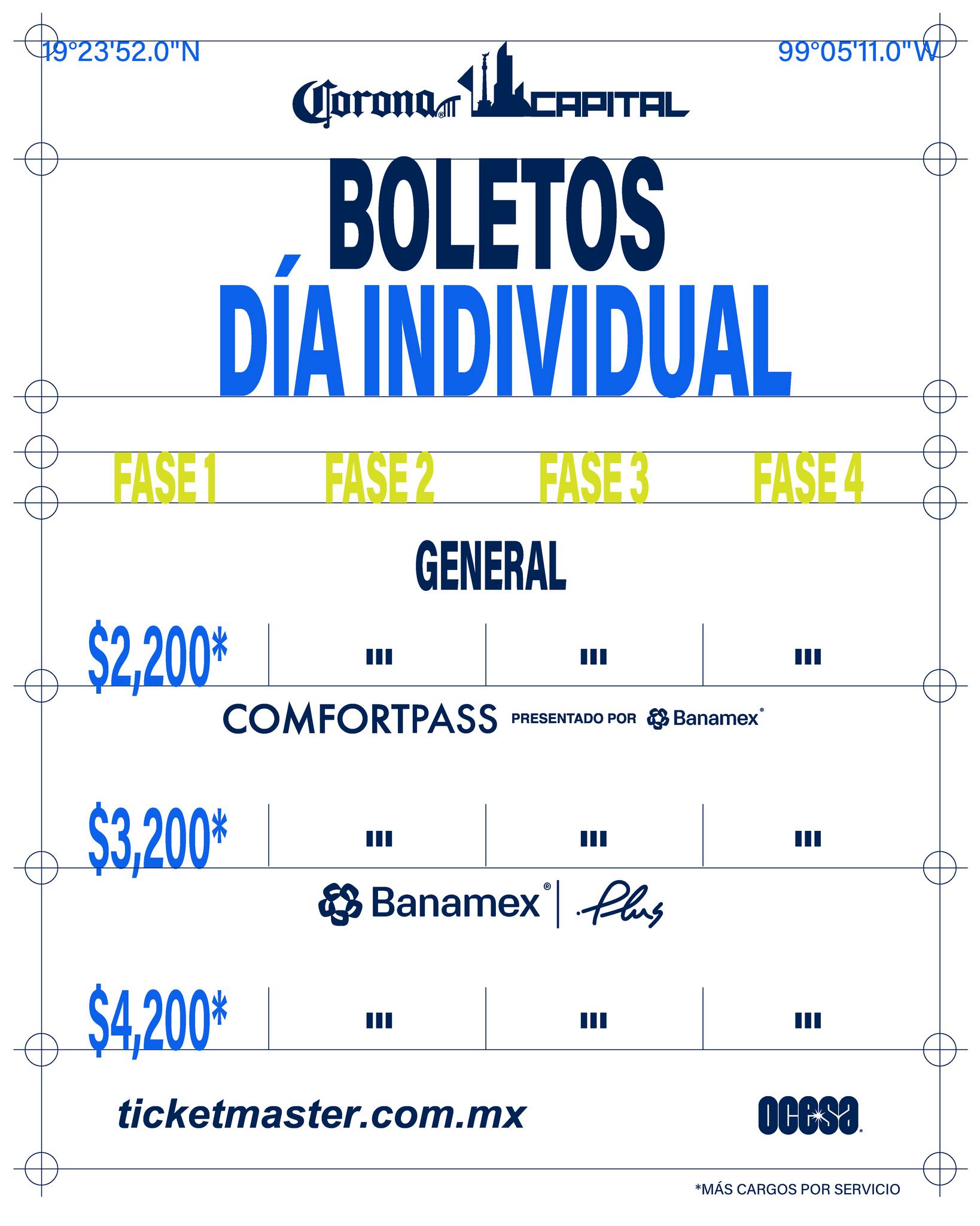 Corona capital boleto individual 2026
