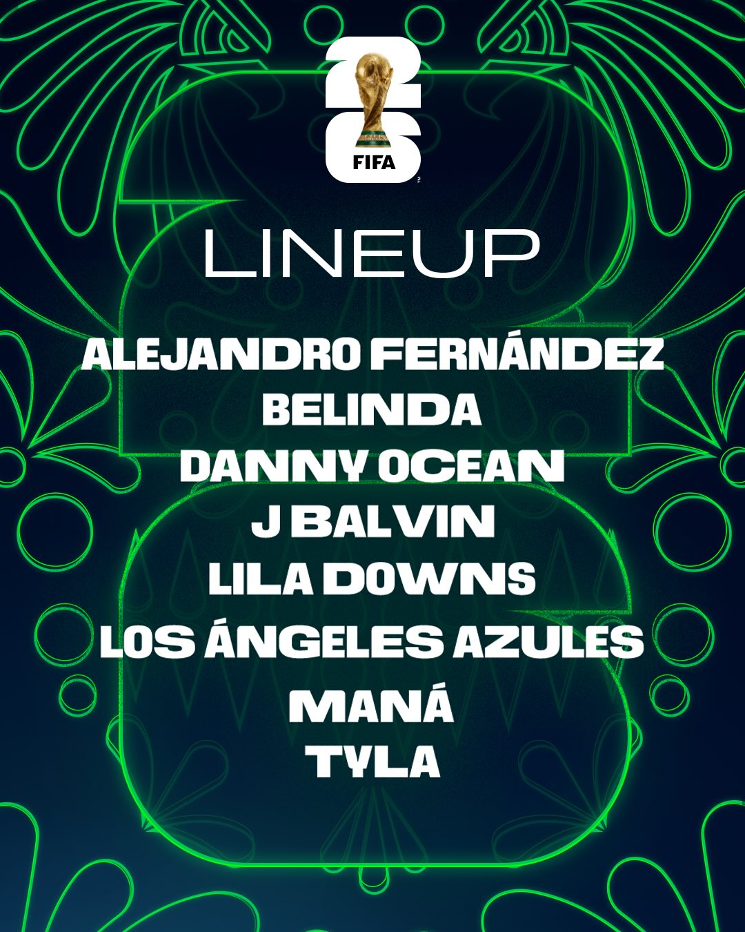 Mexico opening ceremony lineup