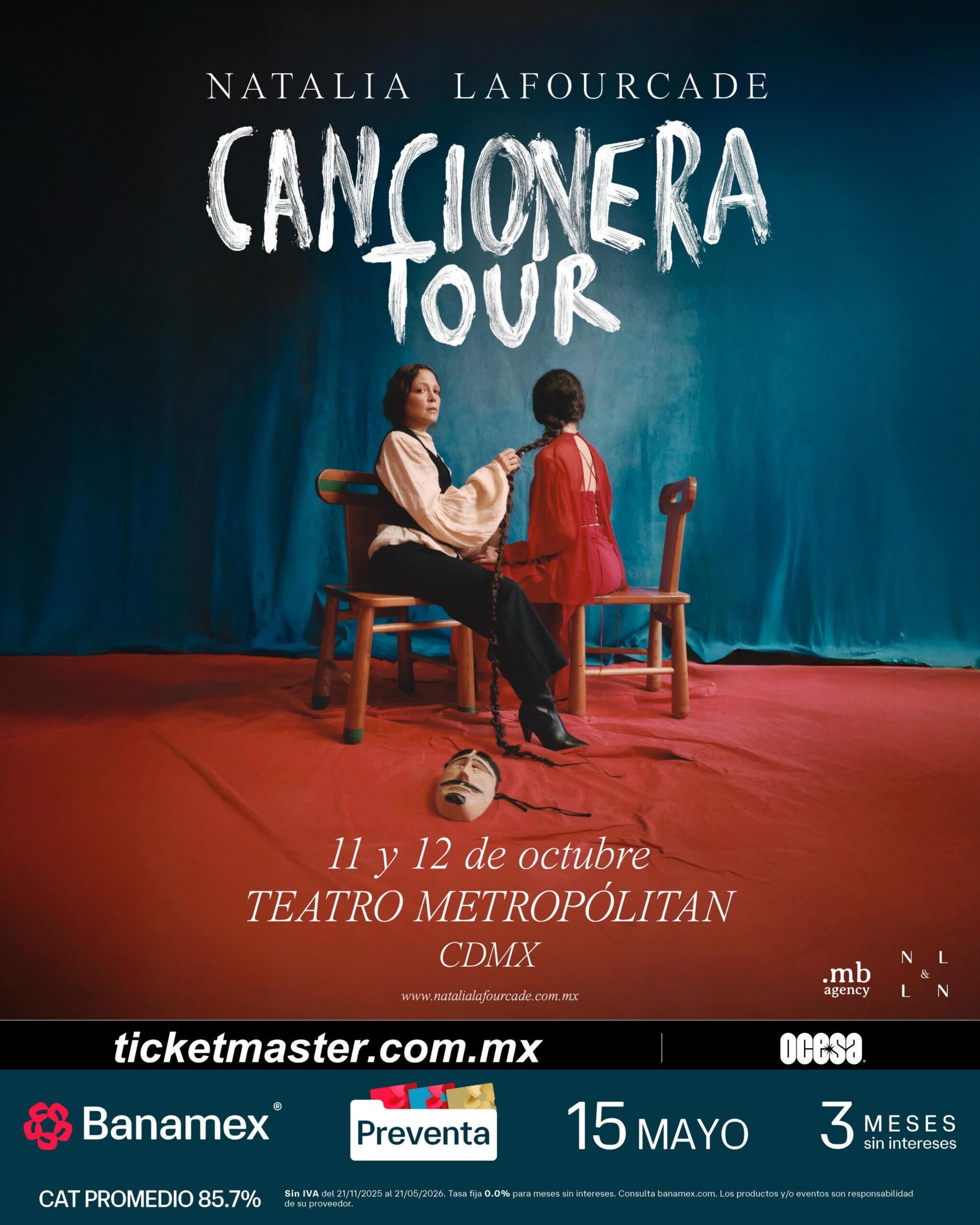 Natalia Lafourcade iluminará el Teatro Metropólitan