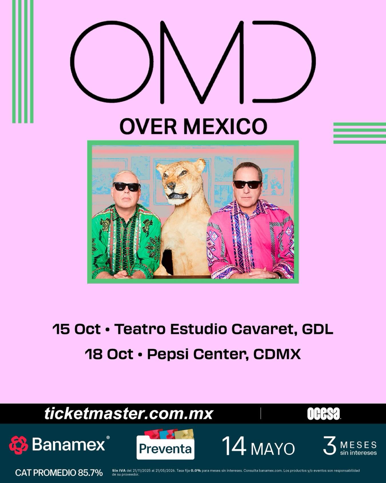 OMD llegará al Pepsi Center