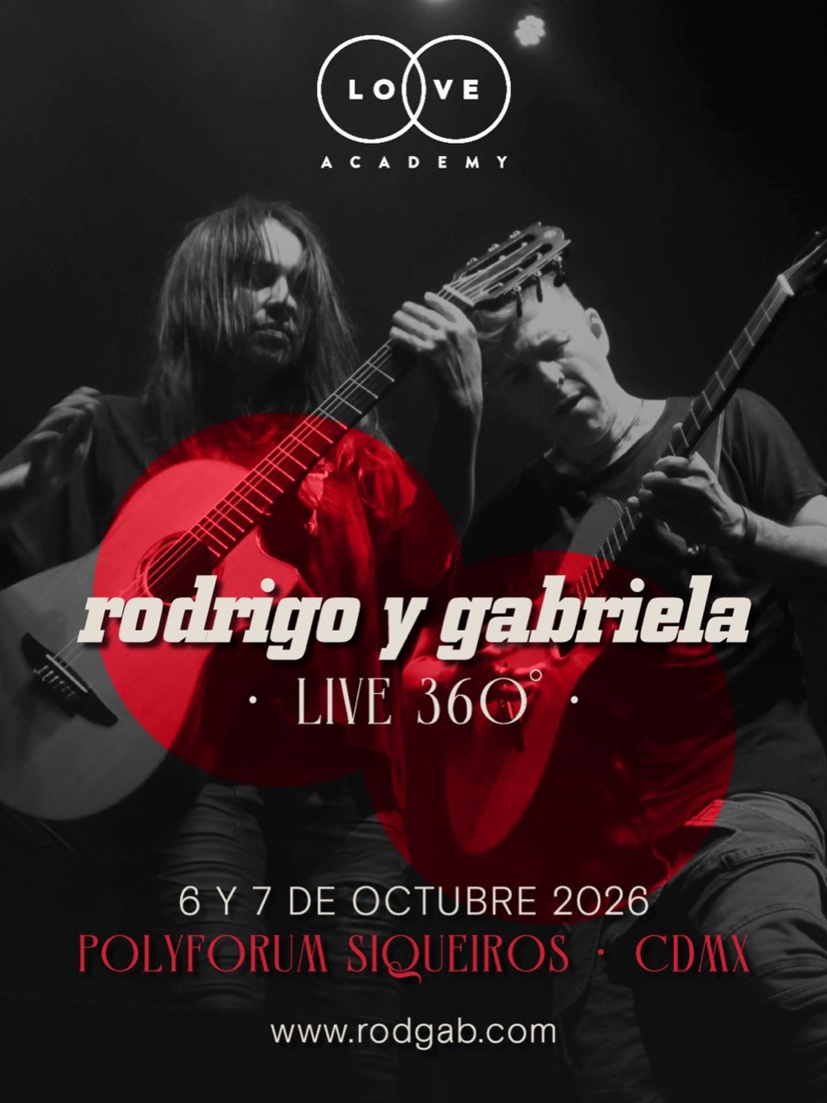 Rodrigo y Gabriela﻿ se presentarán en el Polyforum Siqueiros