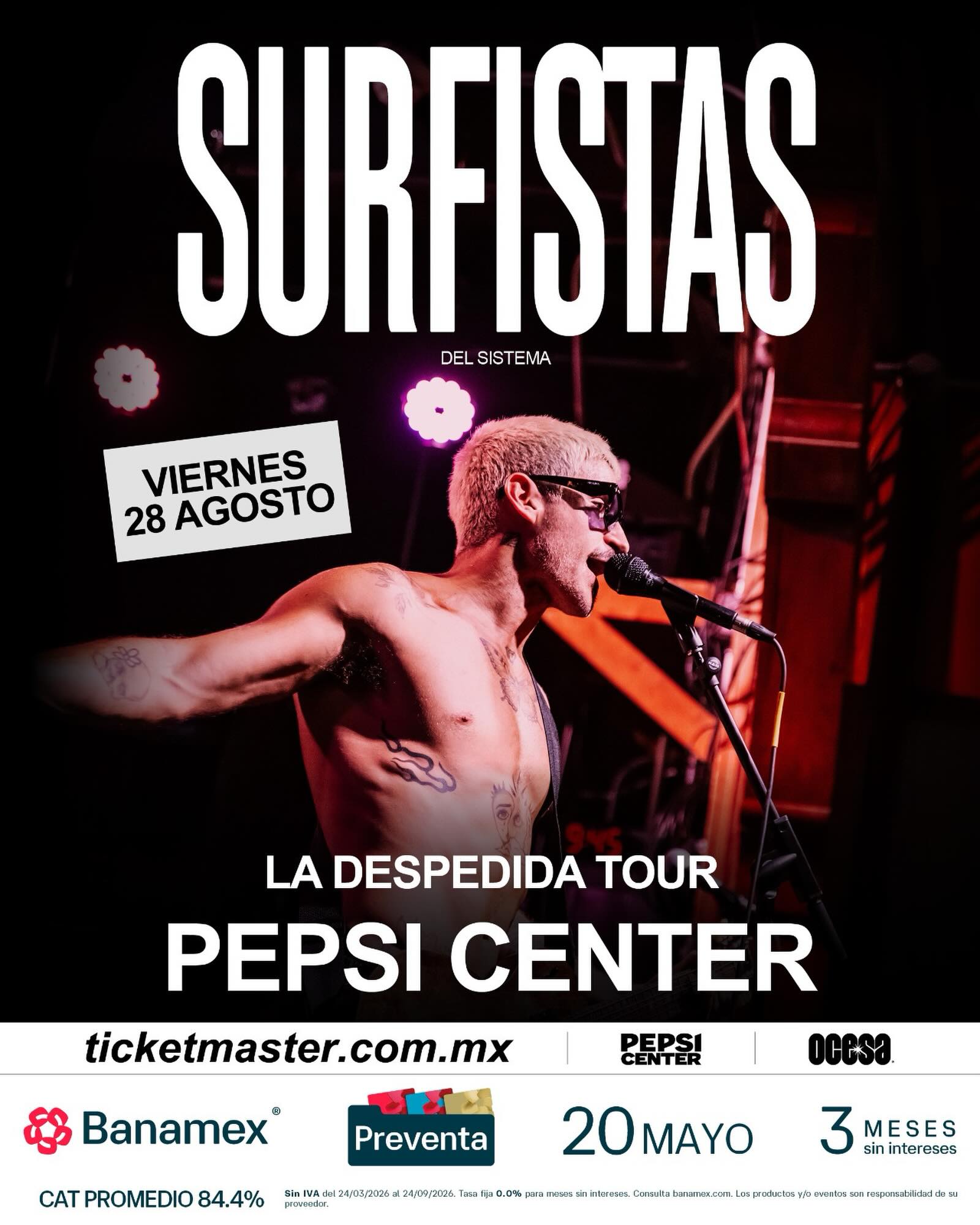 Surfistas del sistema pepsi center