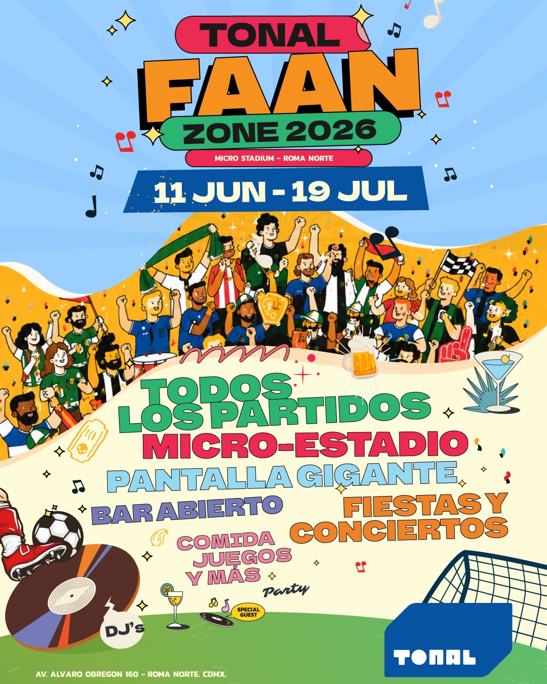 Tonal faan zone 2026