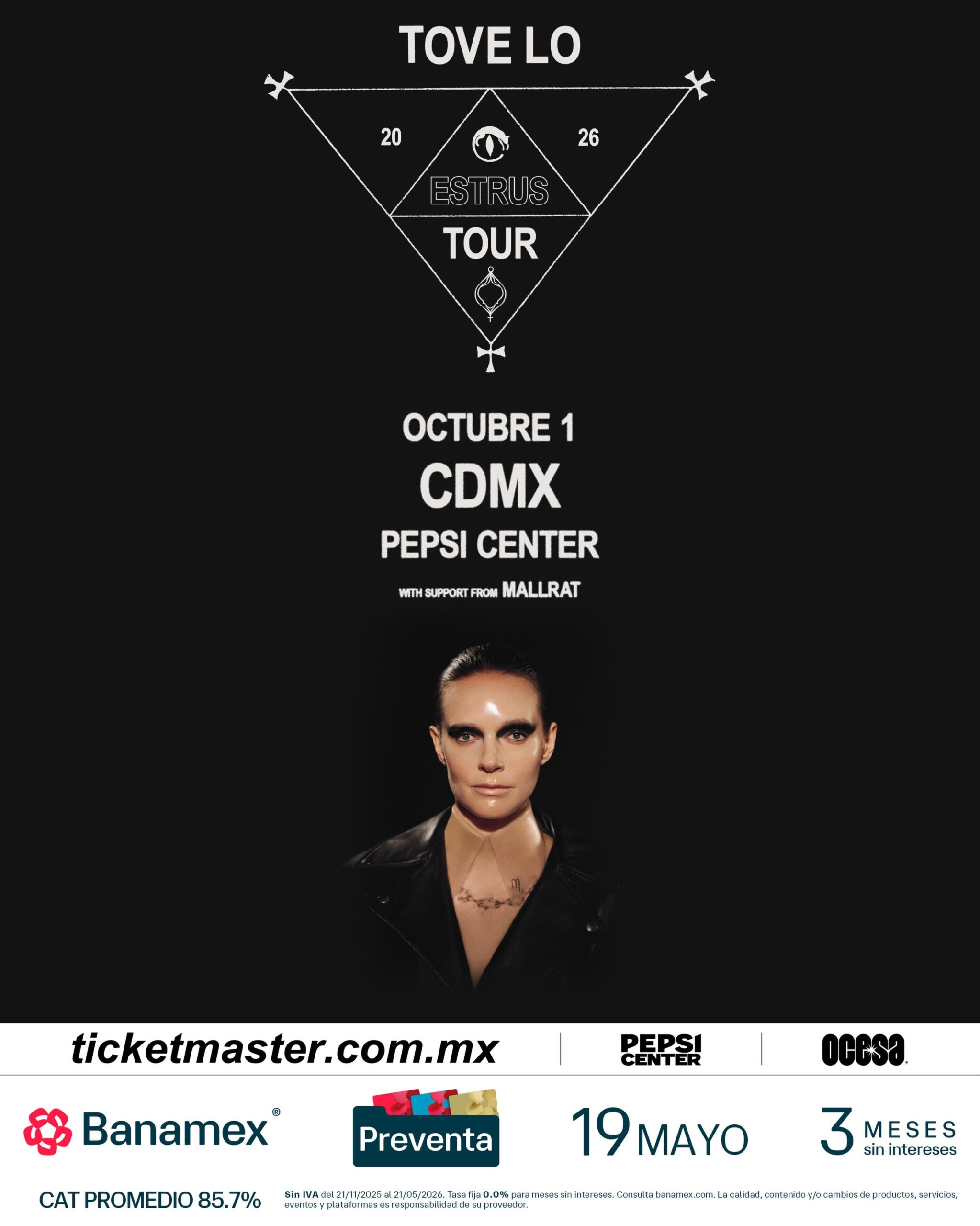 Tove Lo llegará al Pepsi Center