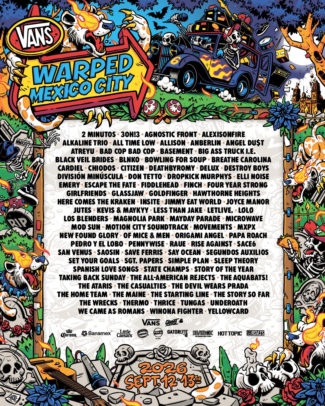 Warped tour mexico cartel completo