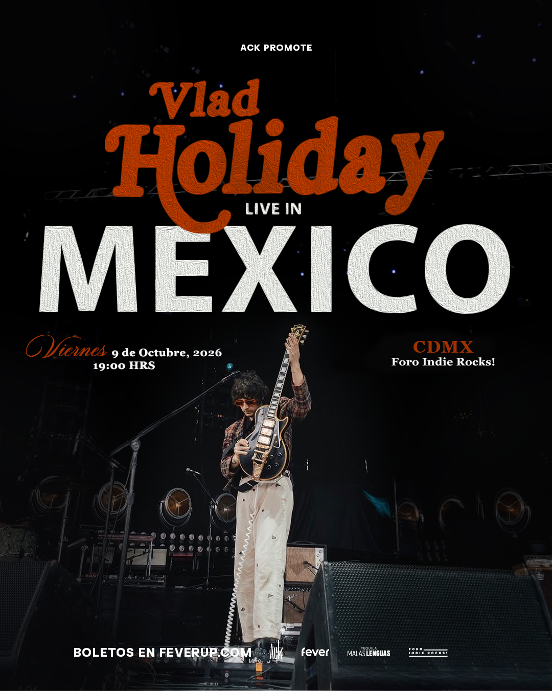 Vlad Holiday se presentará en el Foro Indie Rocks!