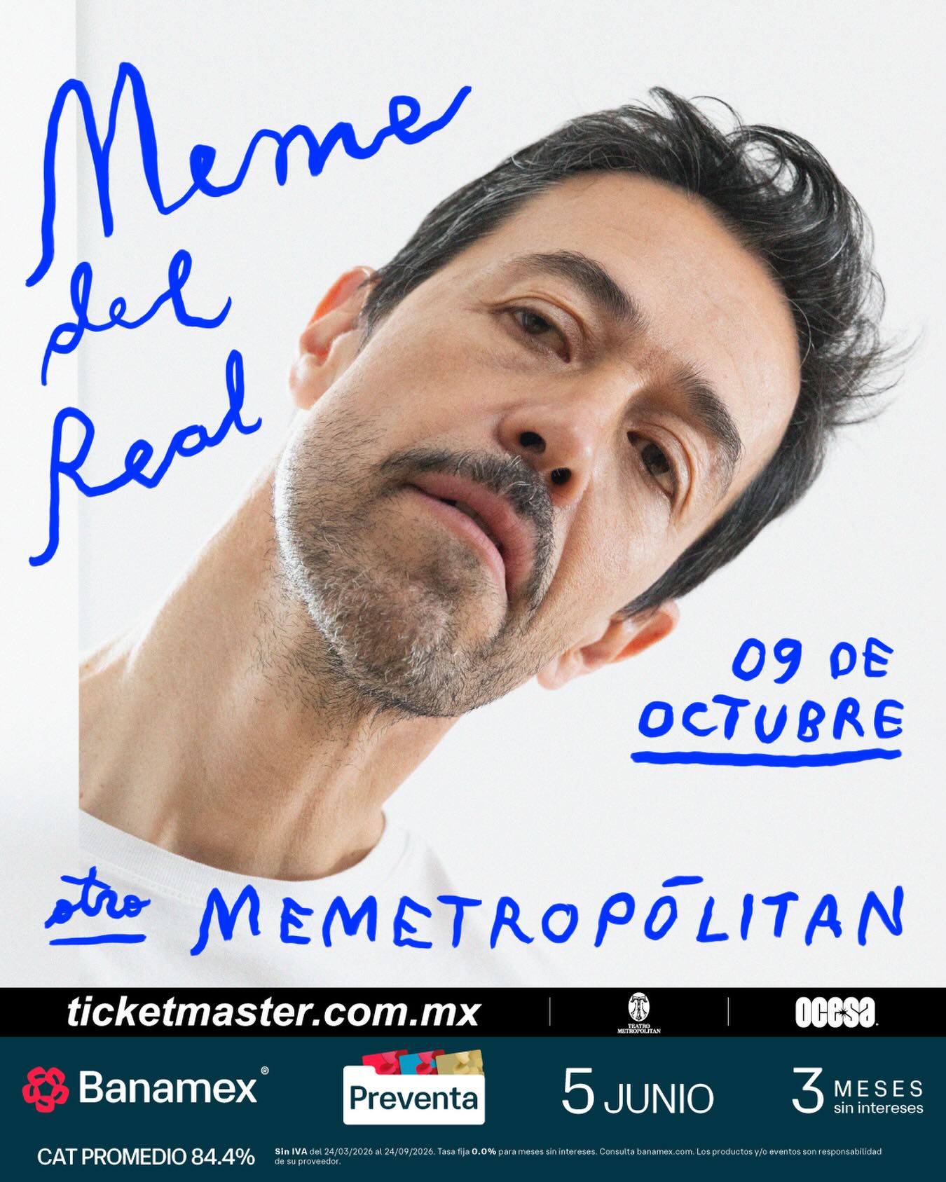 PRECIOS: Meme del Real iluminará el Teatro Metropólitan
