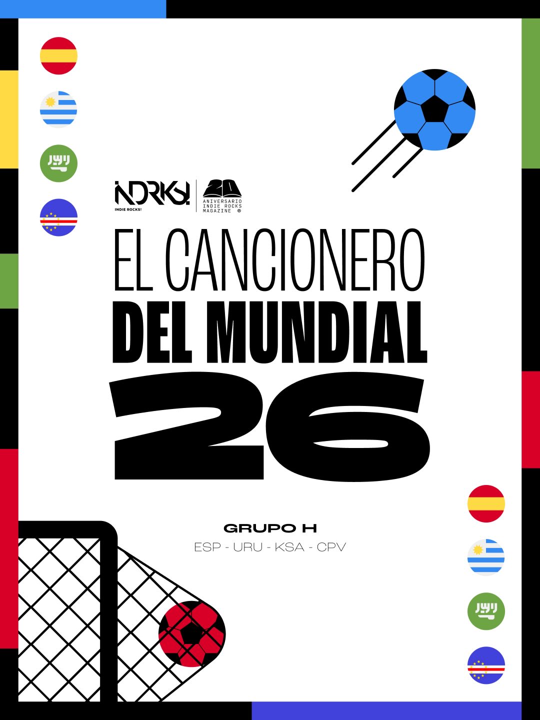El Cancionero del Mundial 26 (Grupo H: ESP, URU, KSA, CPV)