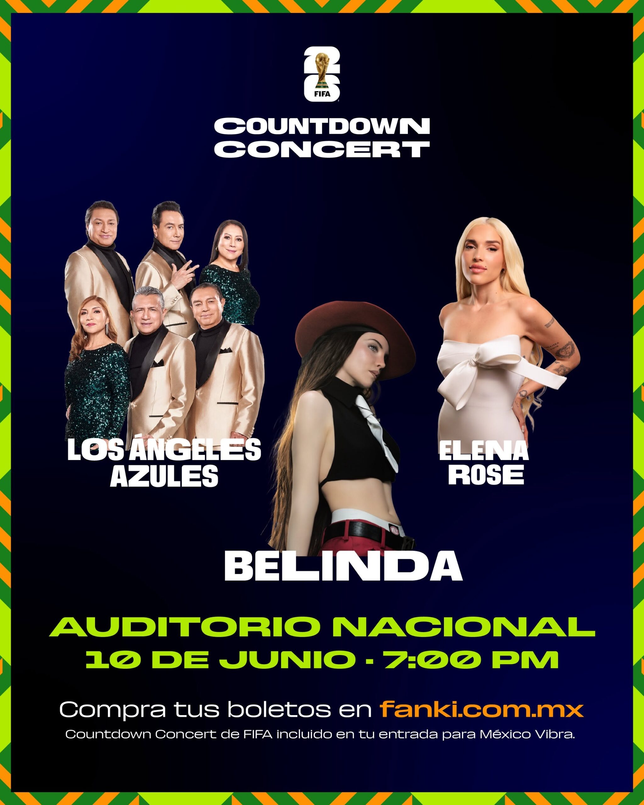 Countdown concert mexico 2026