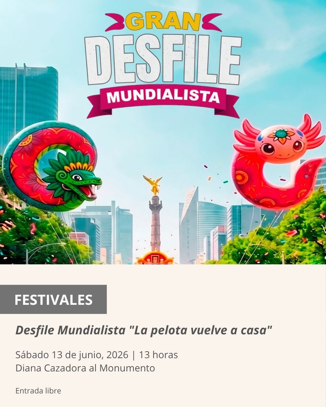 Gran desfile mundialista