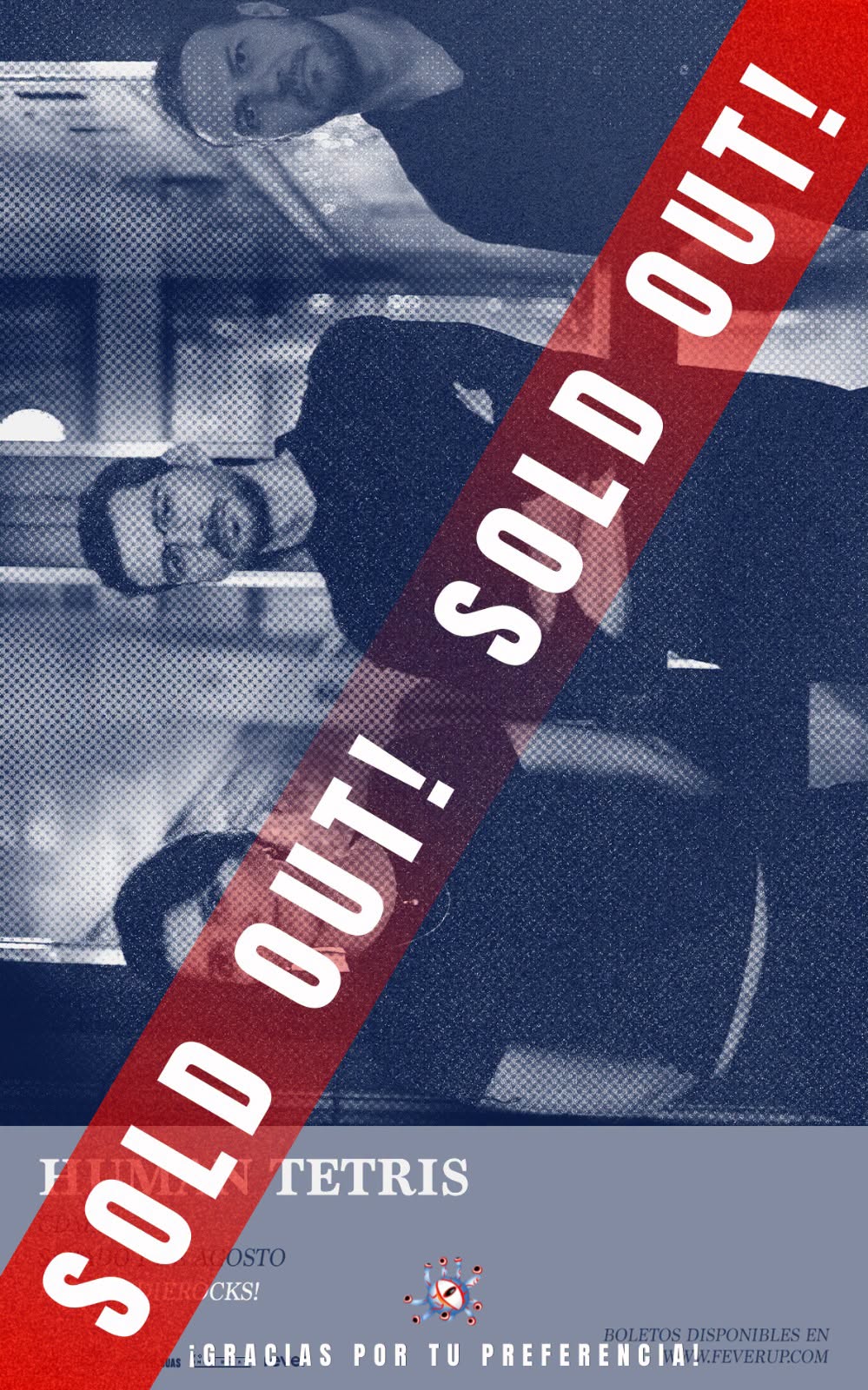 SOLD OUT: Human Tetris dará un show en el Foro Indie Rocks!