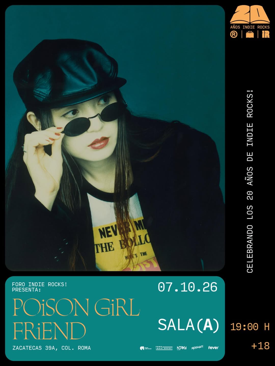 POiSON GiRL FRiEND llegará al Foro Indie Rocks!