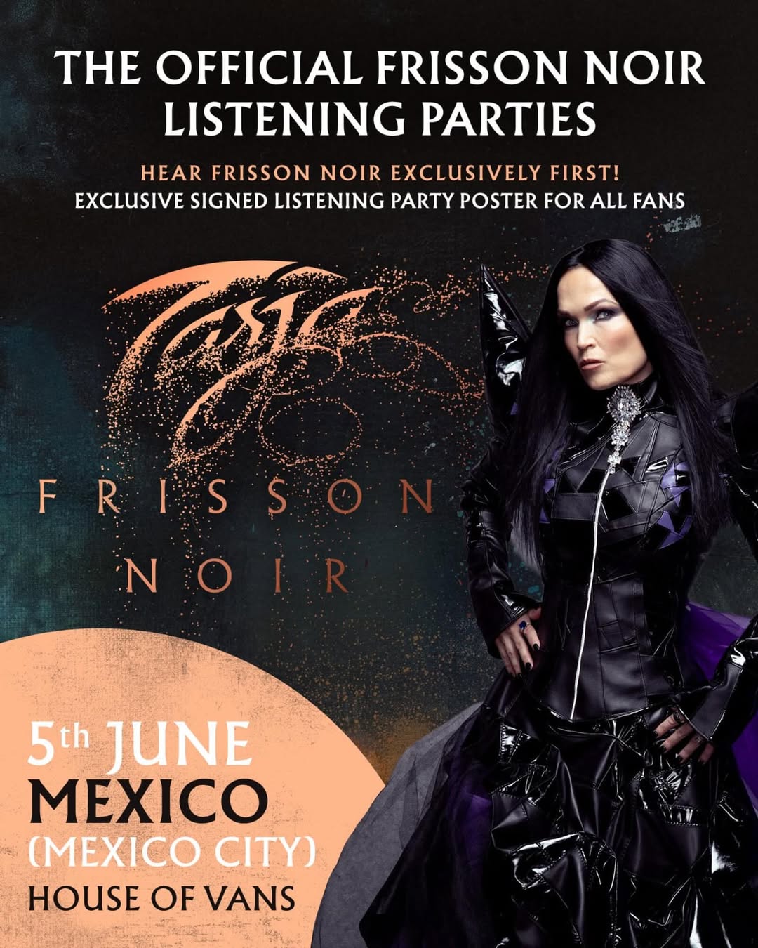 Listening Party: 'Frisson Noir' de Tarja en House of Vans