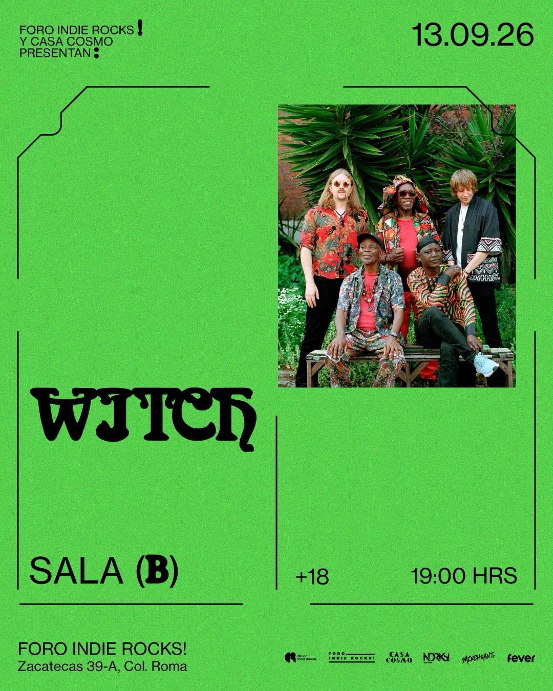WITCH se presentará en el Foro Indie Rocks!