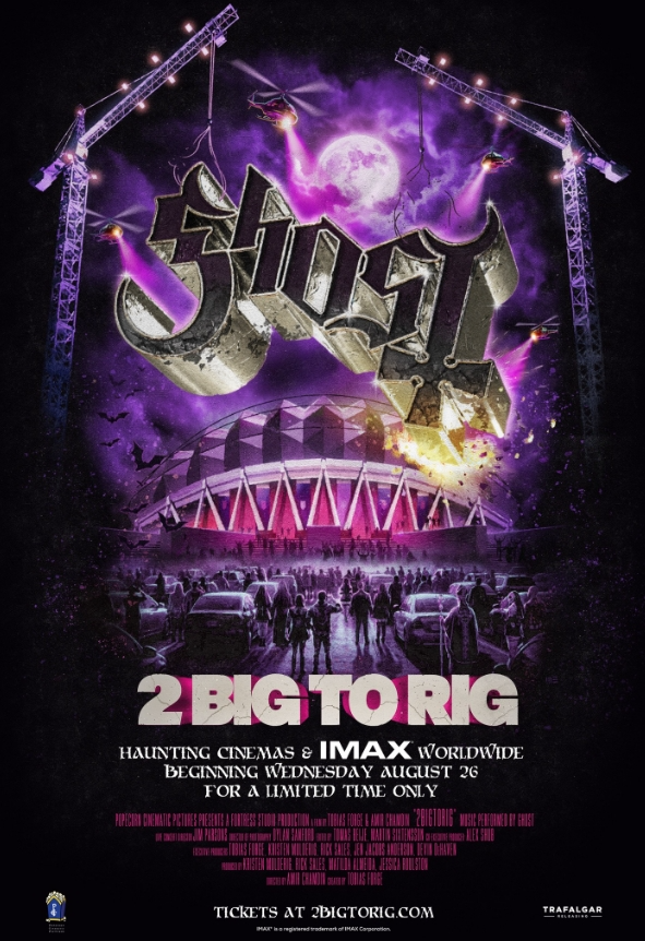 Ghost anuncia '2 BIG TO RIG', su nueva película