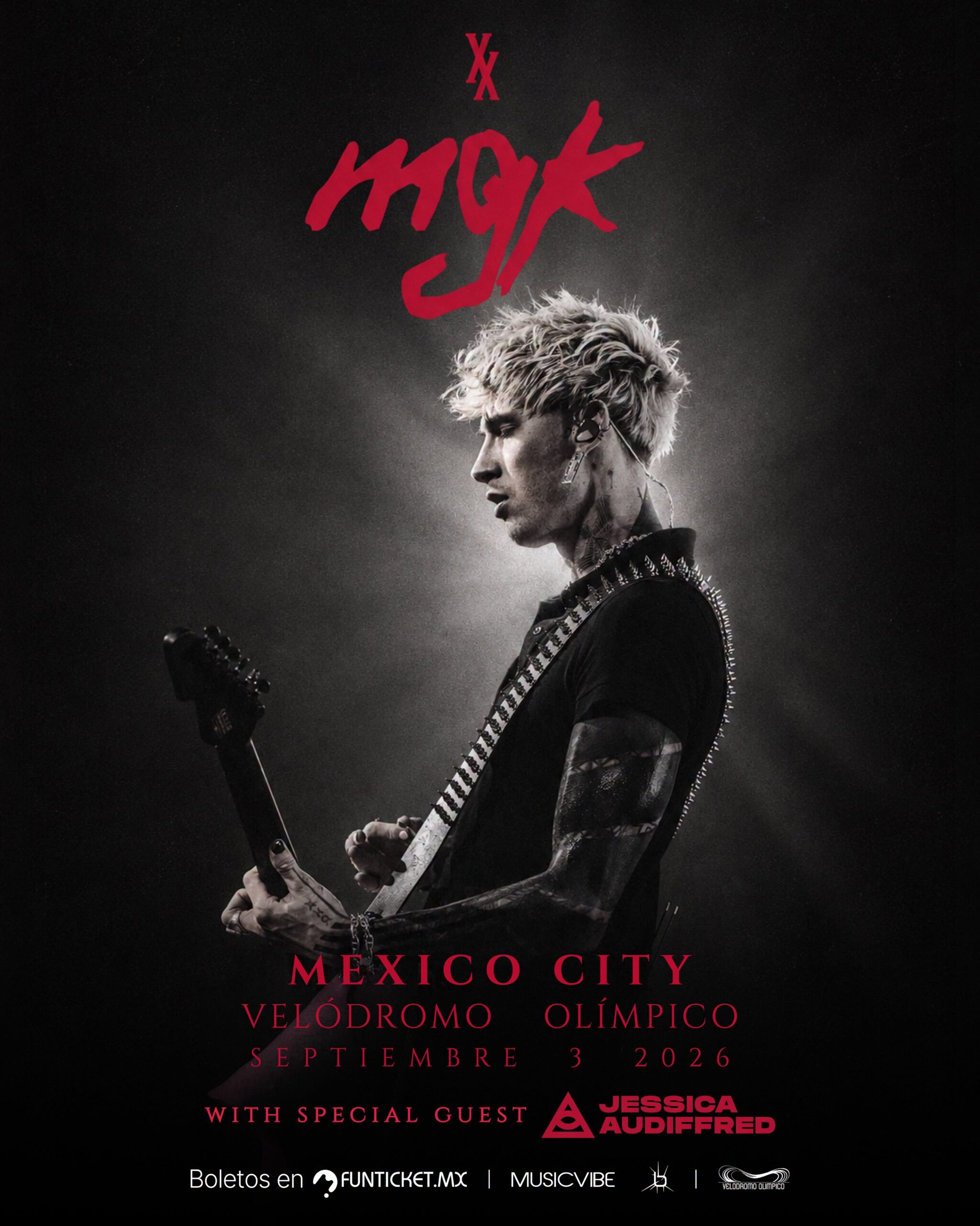 CAMBIO DE VENUE: Machine Gun Kelly se muda al Velódromo Olímpico