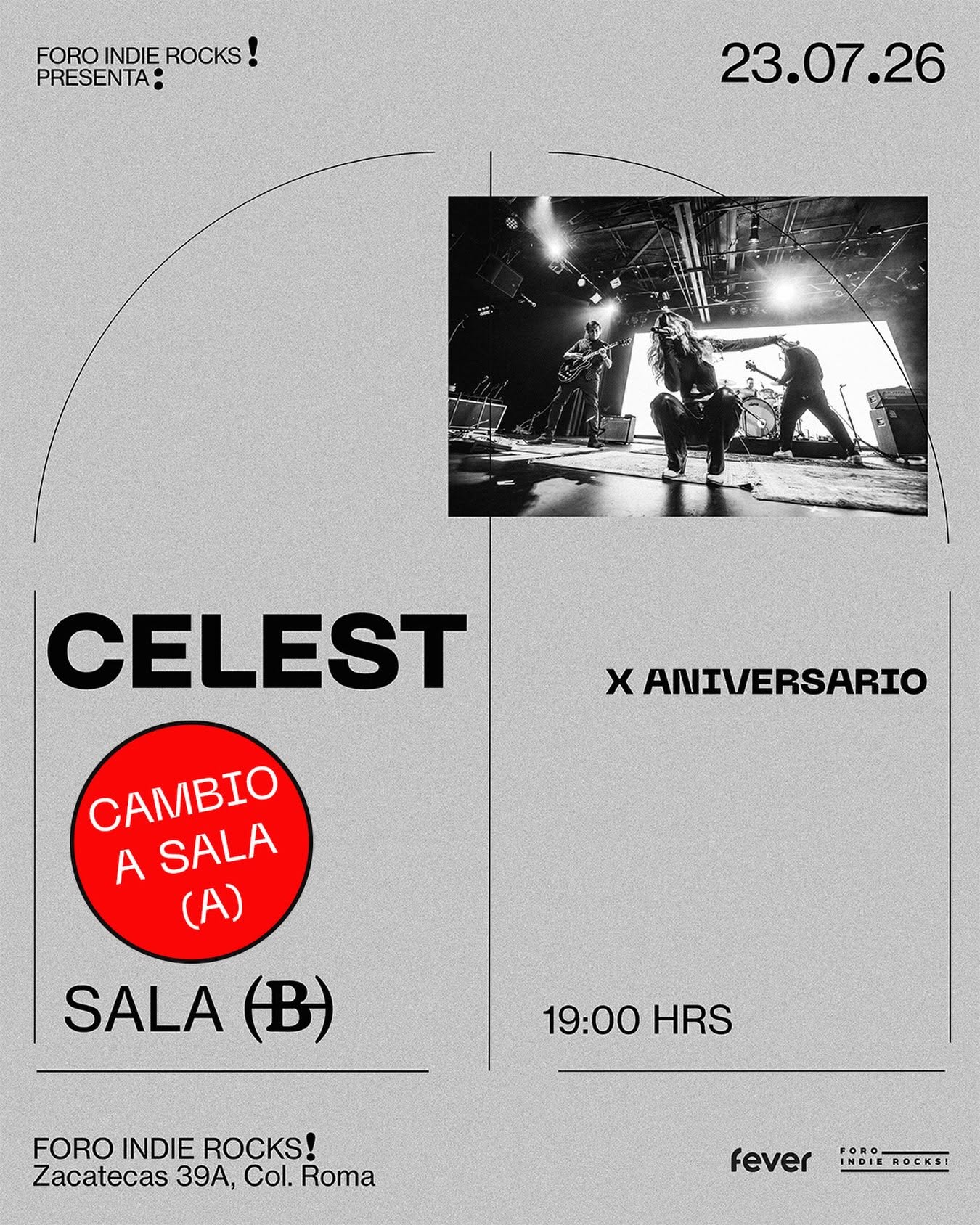 Celest cambio de sala foro ir