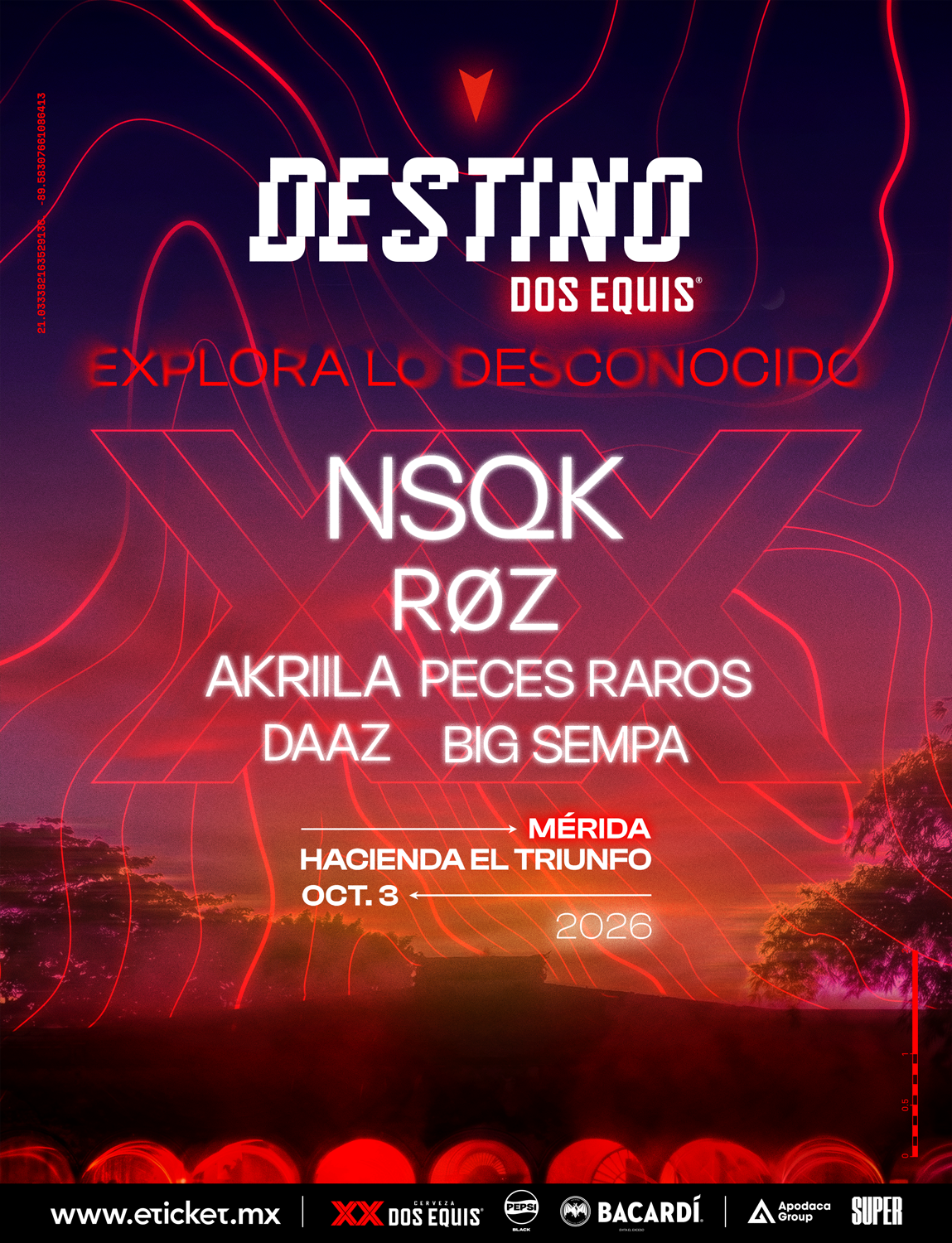 PRECIOS: Destino Dos Equis 2026 Mérida anuncia lineup