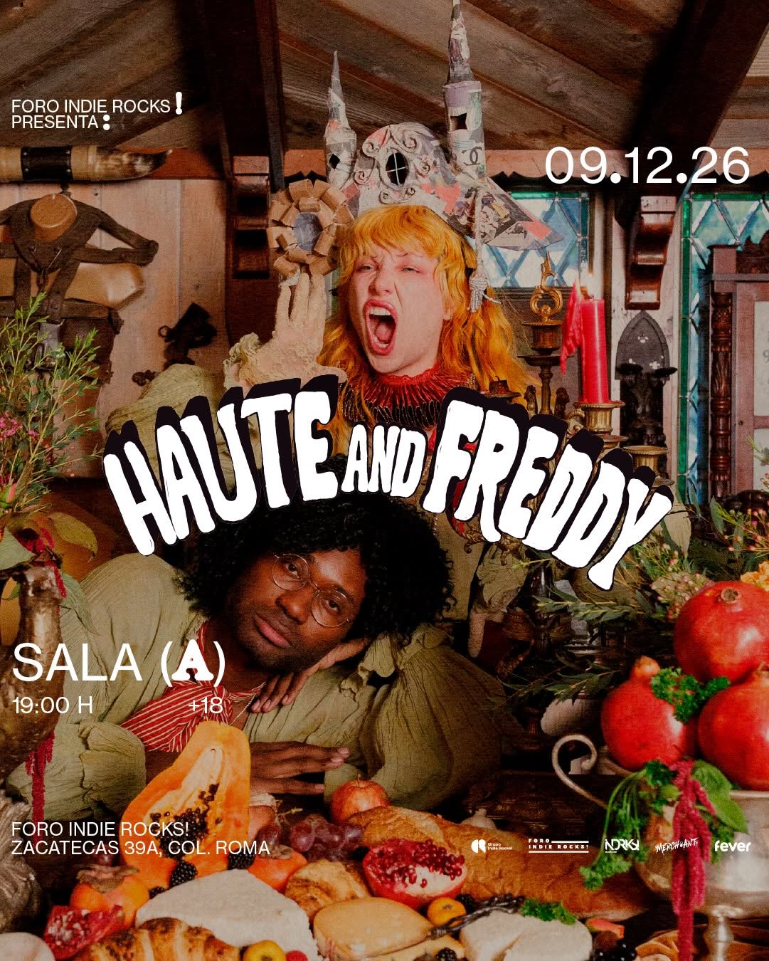 PRECIOS: Haute & Freddy se presentará en el Foro Indie Rocks!